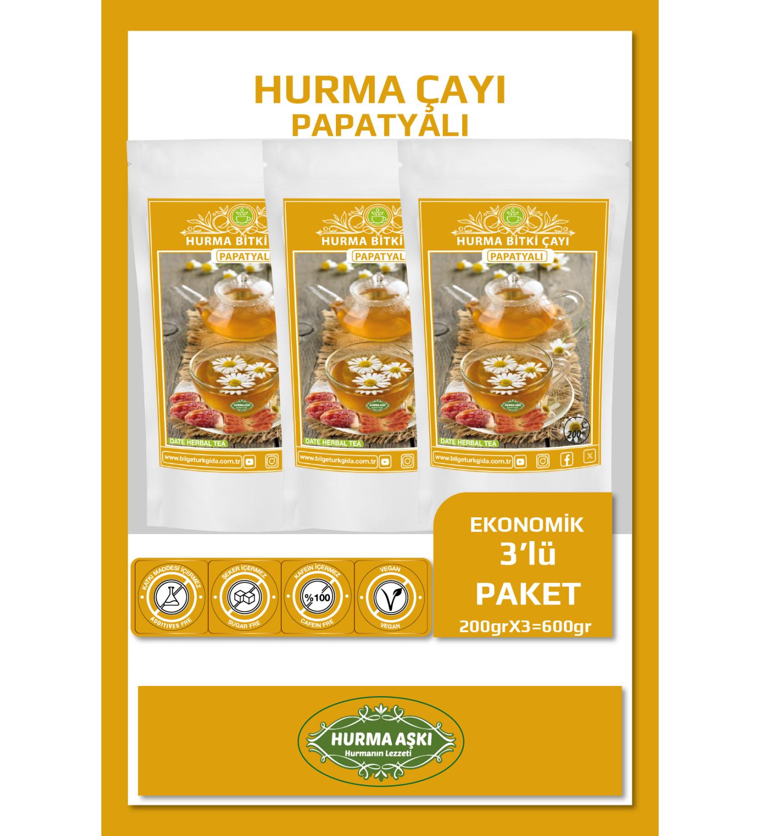 Date Love Date Tea with Chamomile 200GrX3 600Gr