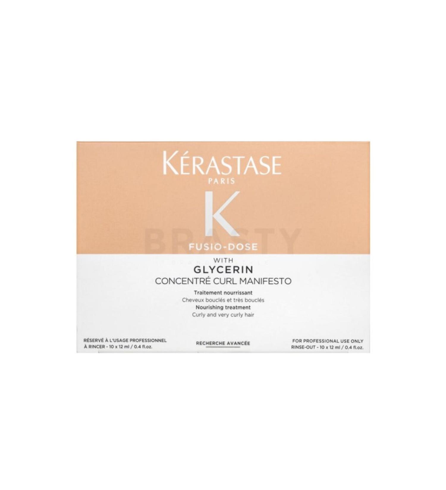 Kerastase Fusio Dose Concentre Curl Manifesto + Nourishing Luxurious Curl for Curly Hair 10x12ml CYT6464