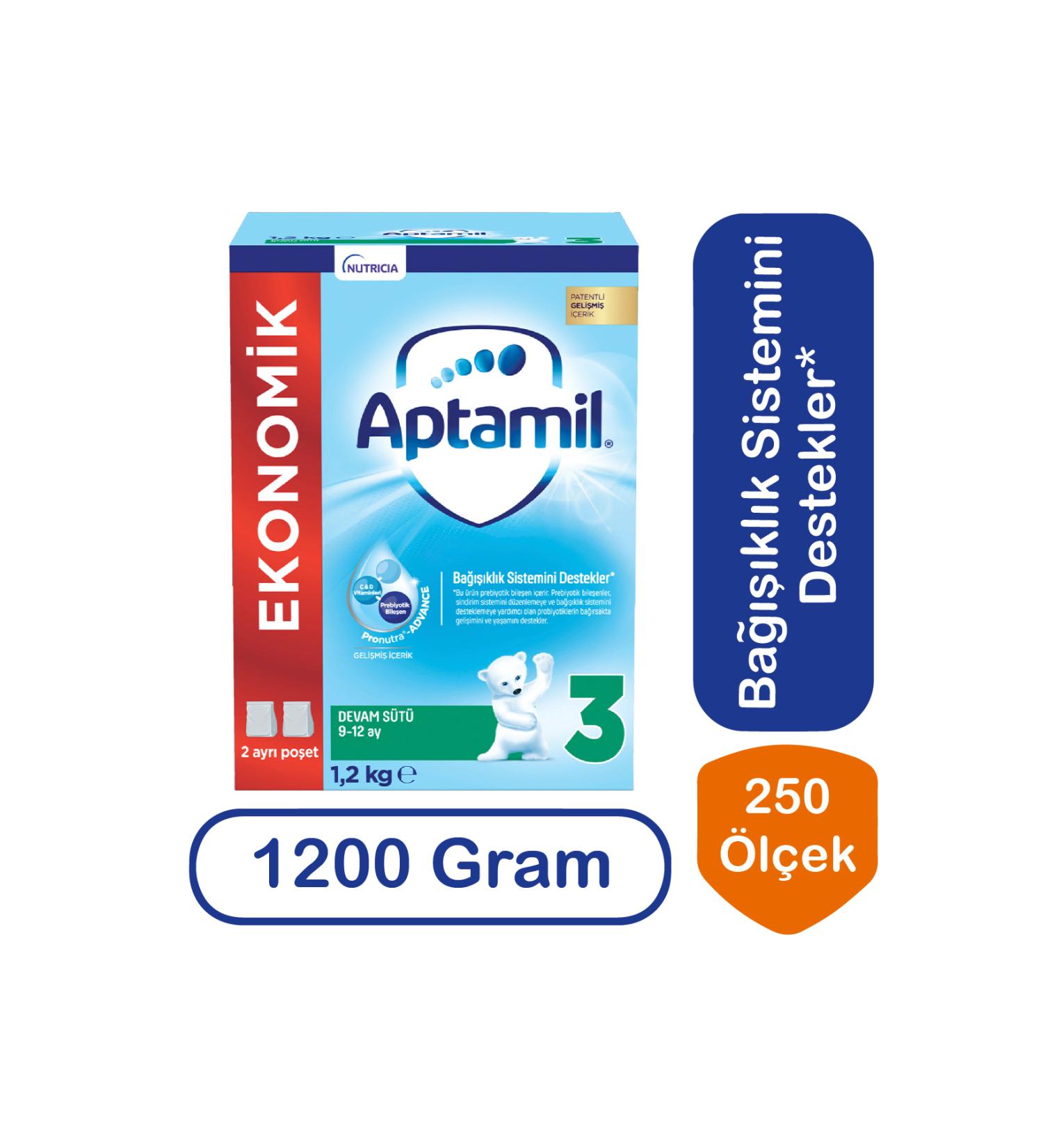 Aptamil Follow-On Milk Number 3 1200 gr - Buy Online on GoSupps.com