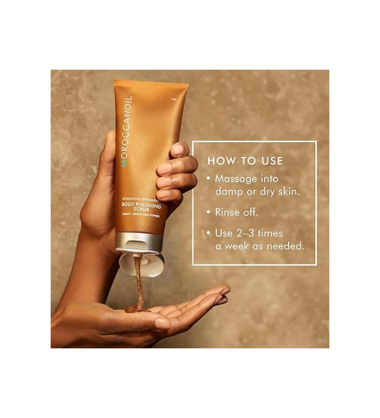 Moroccanoil Body Polishing Scrub - Exfoliating and revitalizing body polish 200ml - Buy Online on GoSupps.com