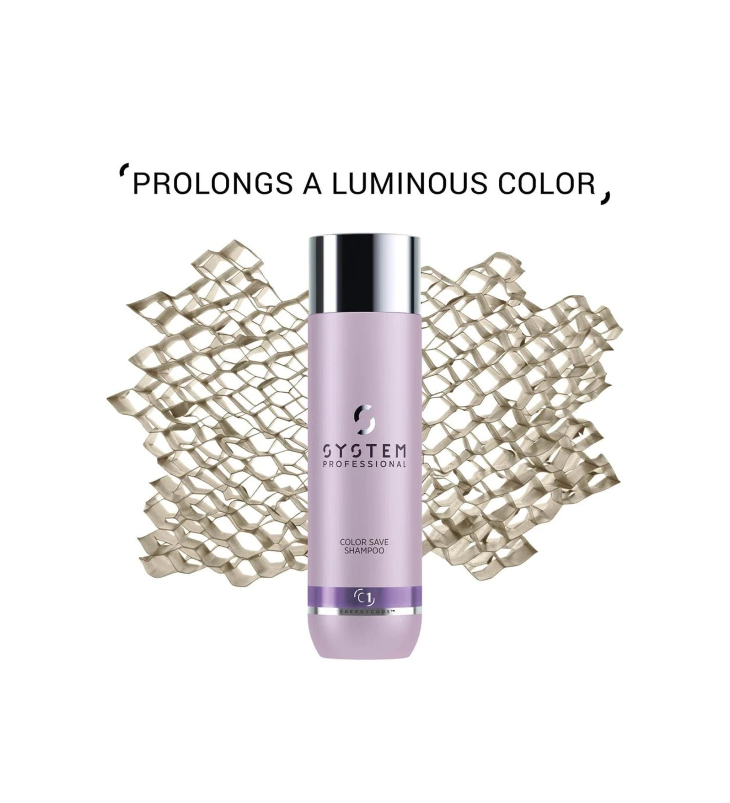 System Professional Color Save C1 Colored Hair Protective-Shine Care Shampoo 250ml CYT0646