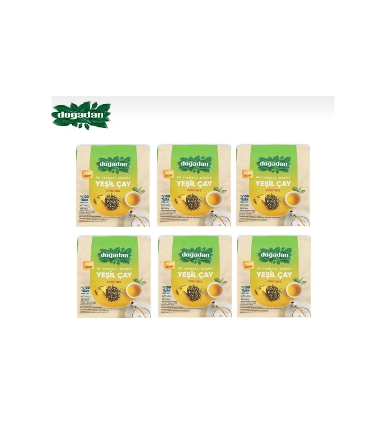 Do adan BHR TEM-Do adan DO ADAN LARGE LEAF BULK GREEN TEA PINEAPPLE 50g x 6 PIECES