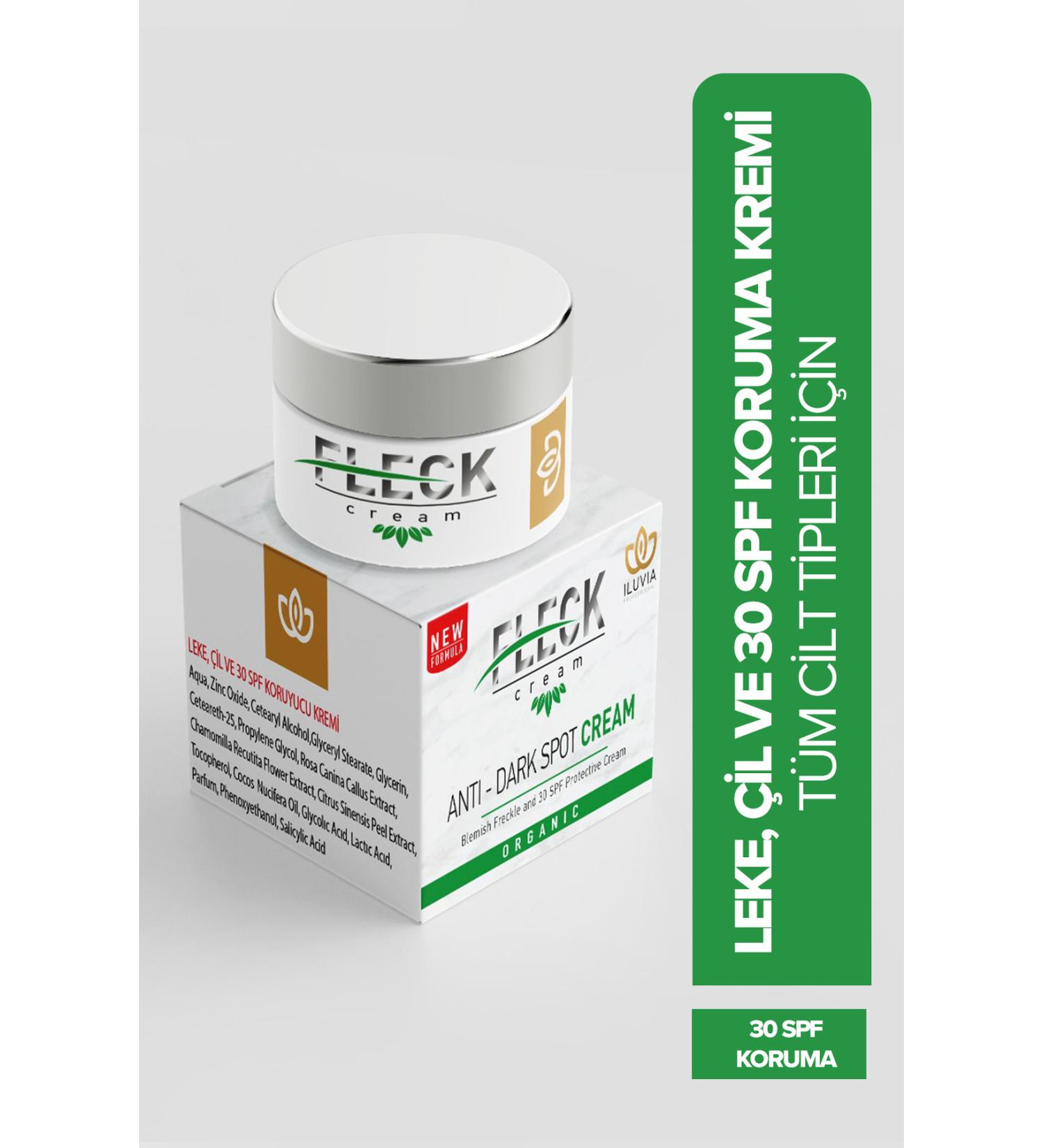 iluvia Fleck 30 Spf Sunscreen Repairing Spot and Freckle Cream All Skin Types 60ml - Buy Online on GoSupps.com