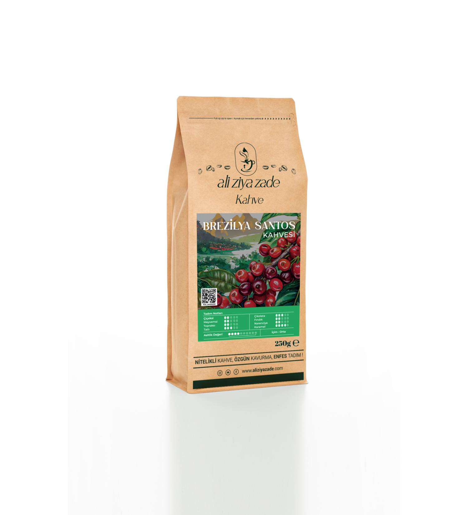 Ali Ziya Zade Brazilian Santos Coffee 250 Gr.