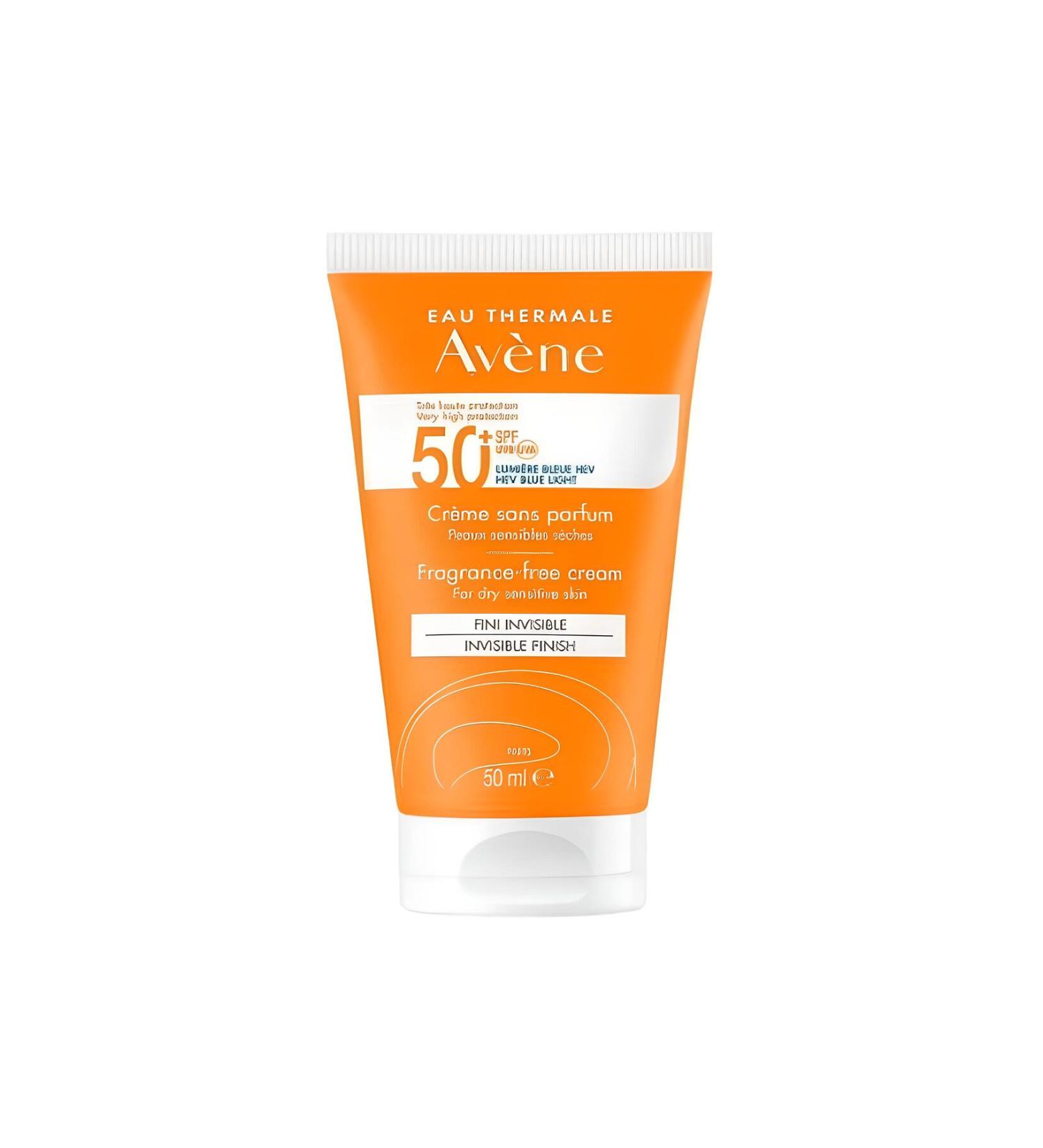 Avene Cream SPF50+ Very high sun protection against UVA/UVB and blue light - 50 ML
