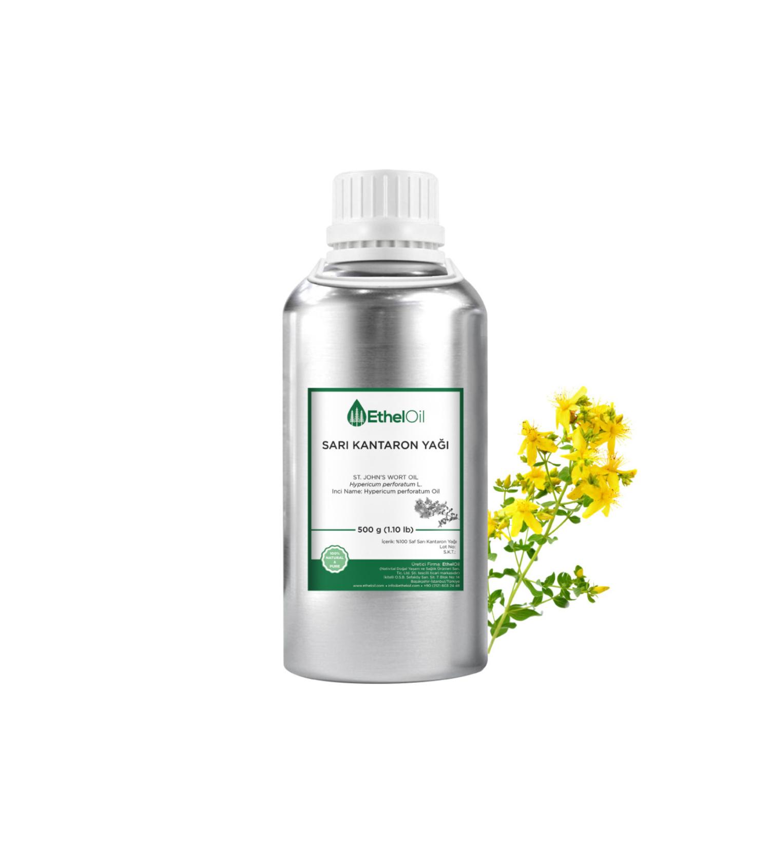 Etheloil St. John's Wort Infusion Oil - Etheloil - 500 Gr - 0 Pure and Natural Infusion Oil - Manufacturer