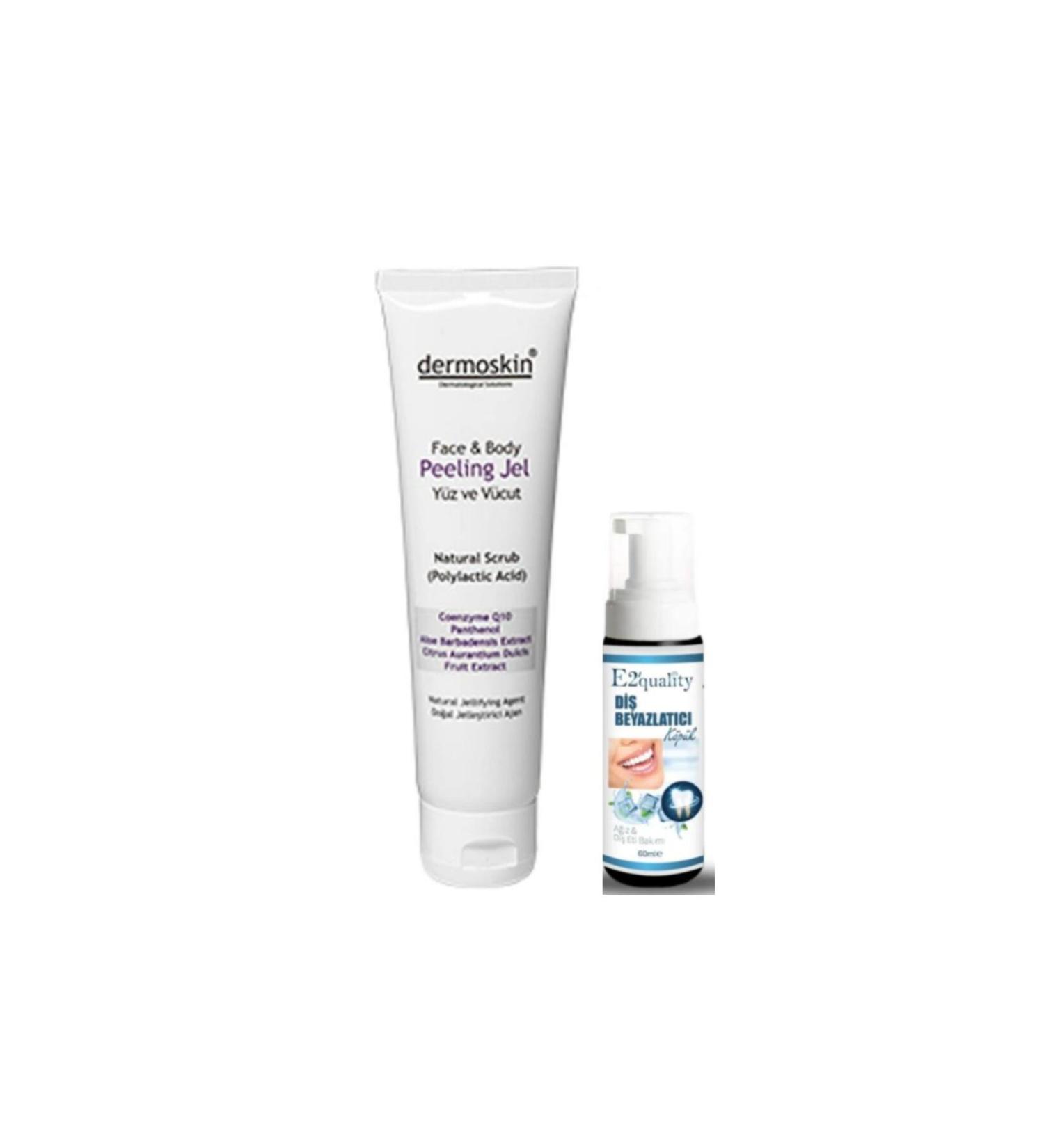 Dermoskin Face & Body Peeling Gel 100 ml - Teeth Whitening Foam