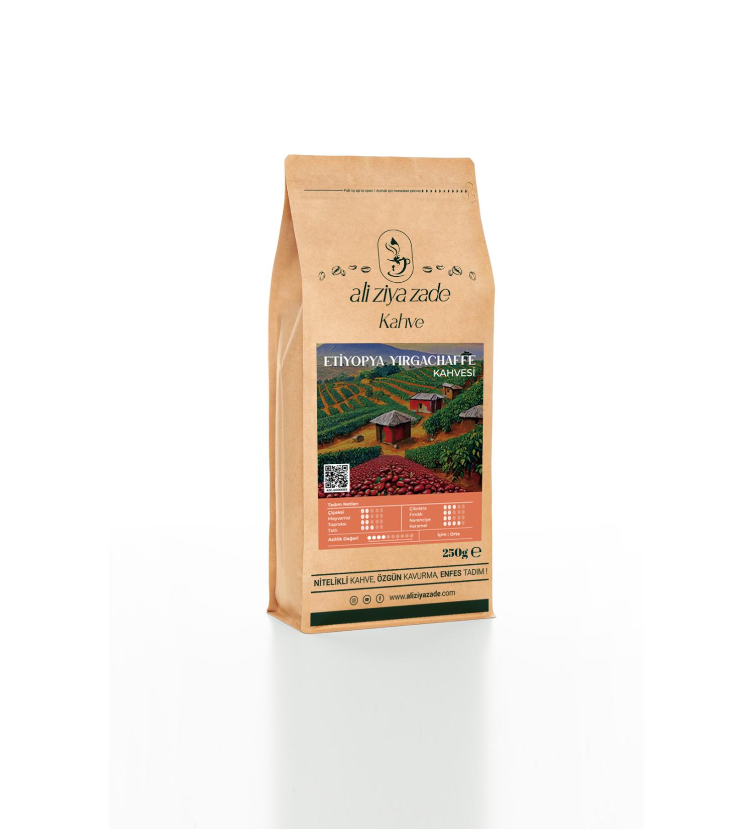 Ali Ziya Zade Ethiopia Yirgacheffe Coffee 250 Gr.