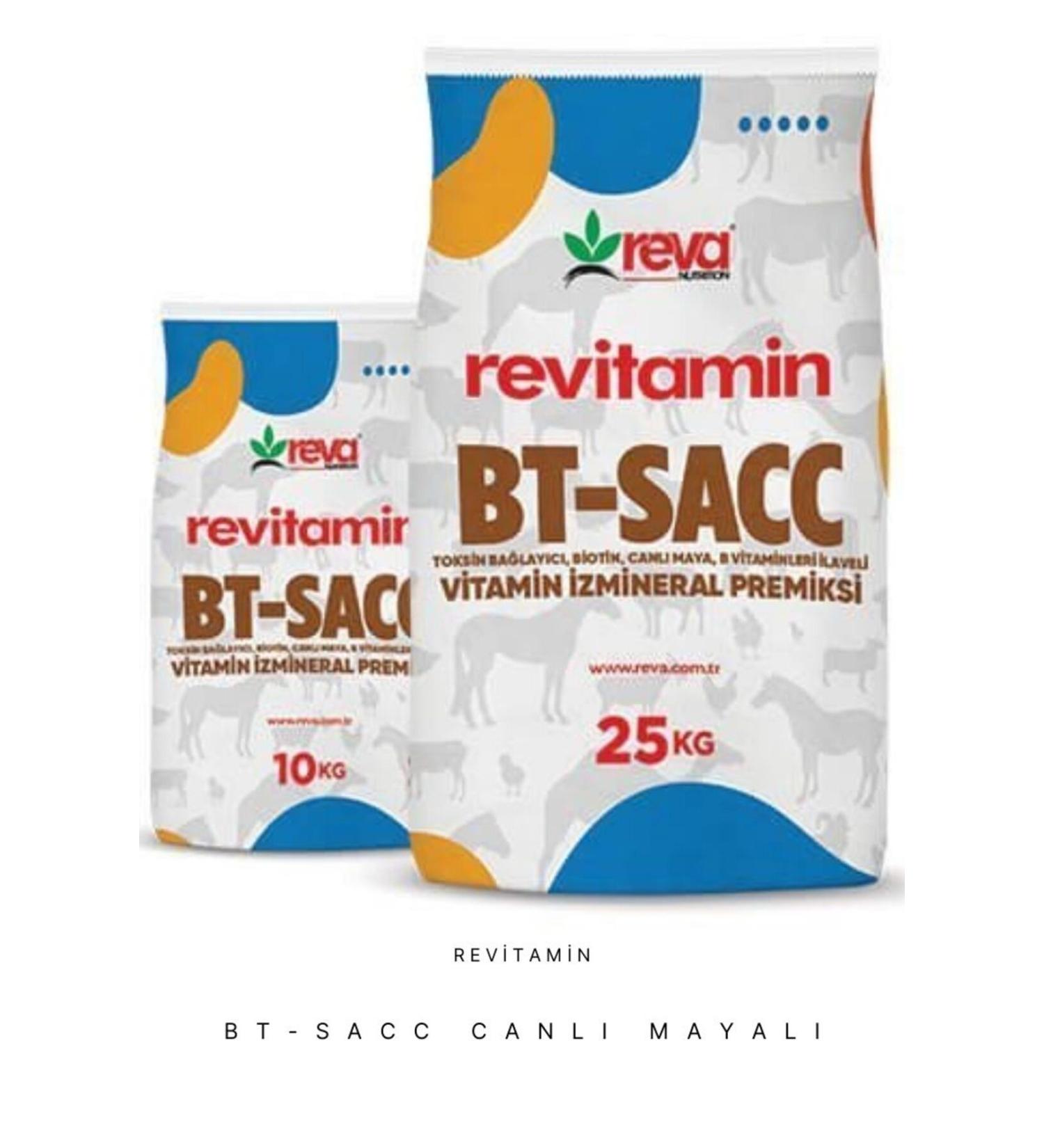 REVA Revitamin Bt-Sacc Live Yeast Alloy Animal Feed Additive 10 kg