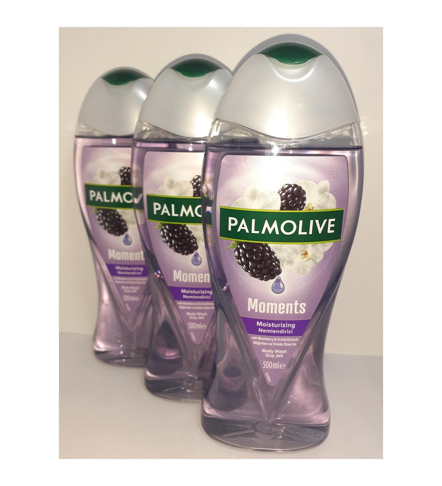 Palmolive Moments Blackberry and Orchid Essence Shower Gel 500 ml x 3 Pcs