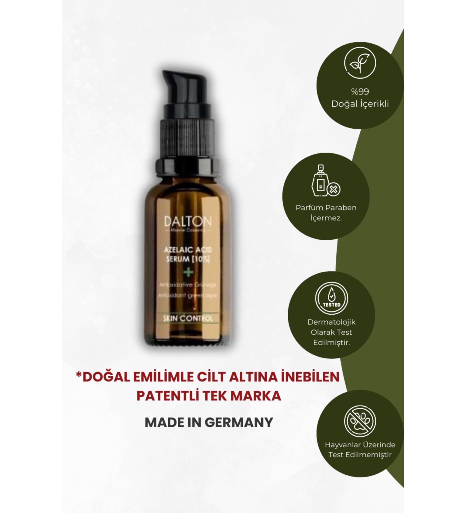 DALTON MARINE COSMETICS Anti-Inflammatory Redness Reducing Azelaic Acid Serum for Acne and Redness Prone Skin - Buy Online on GoSupps.com