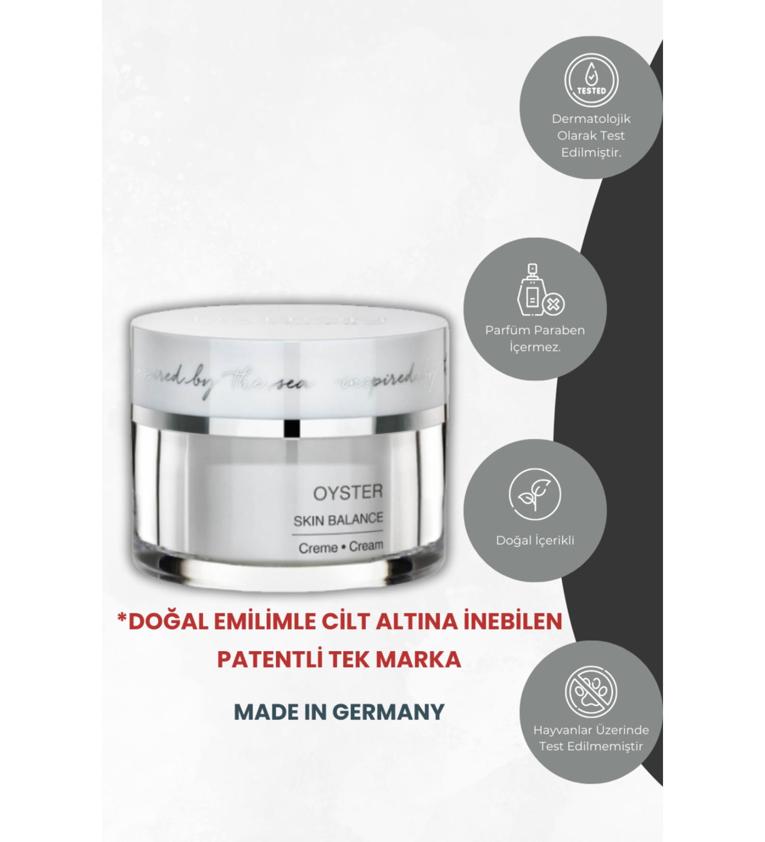 DALTON MARINE COSMETICS Mattifying Pore Tightening Oil Balancing Anti Aging Oyster Cream for Combination Skin