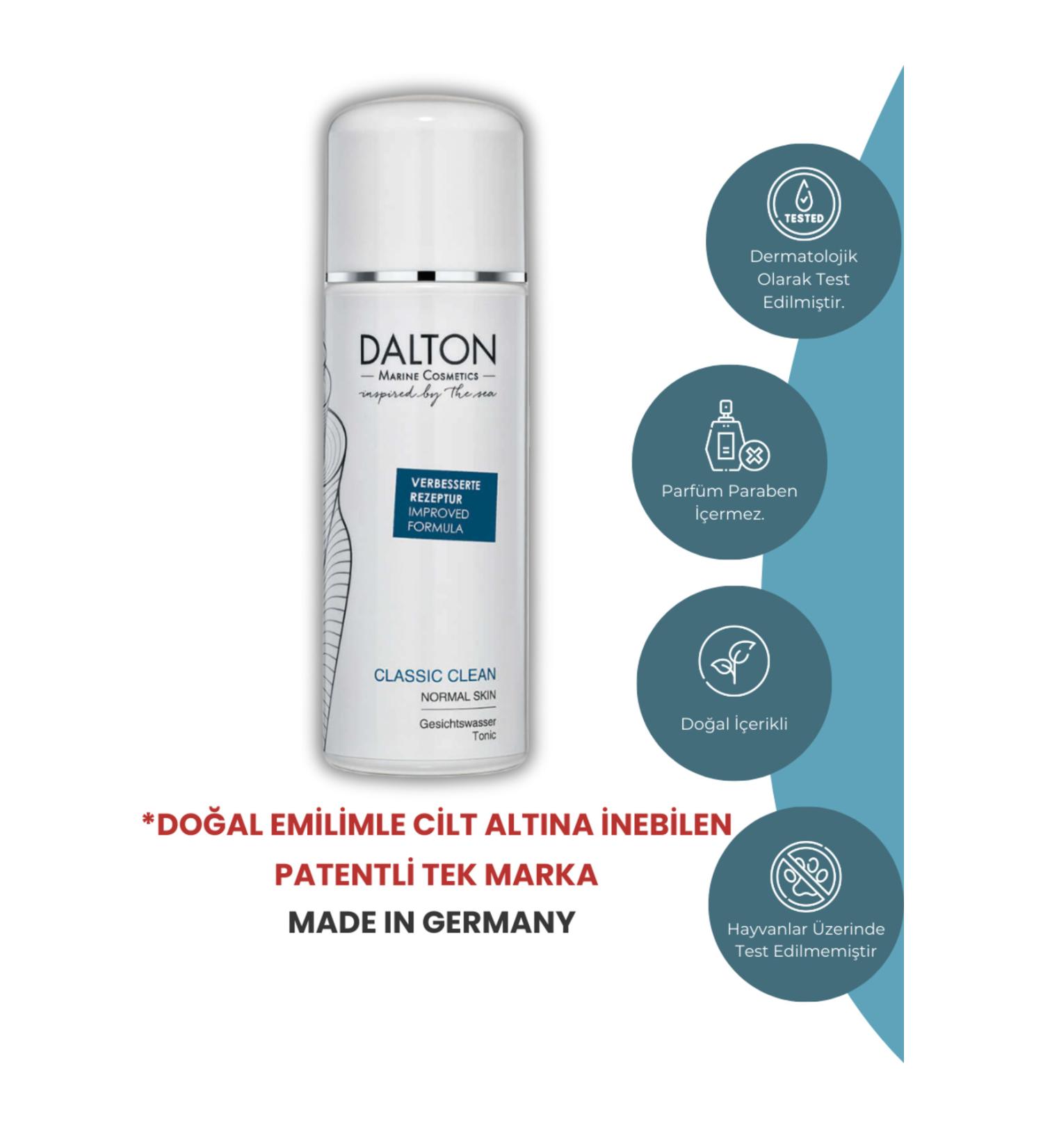 DALTON MARINE COSMETICS Classic Clean Cranberry Extract Tonic Purifies Balances and Revitalizes Normal Skin