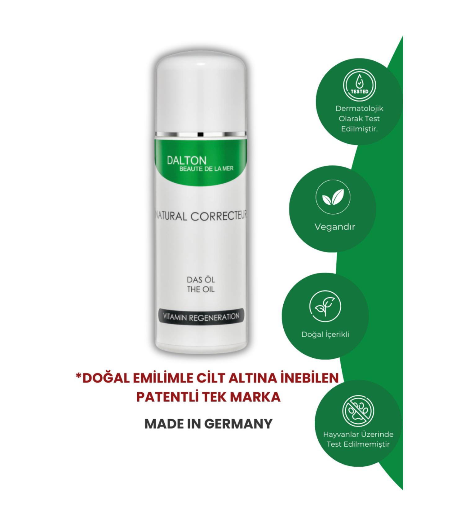 DALTON MARINE COSMETICS Protective and Repairing Natural Correcteur Vitamin Regenerating Oil for Damaged Skin