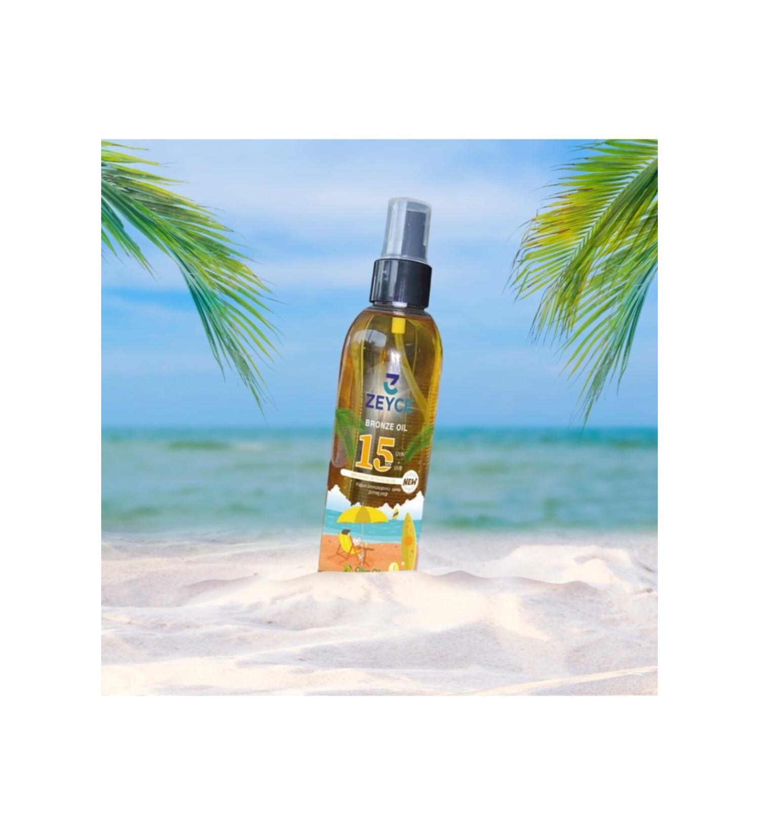 ZEYCE Olive Oil Protective and Bronzing Sun Oil 200 Ml Spf: 15