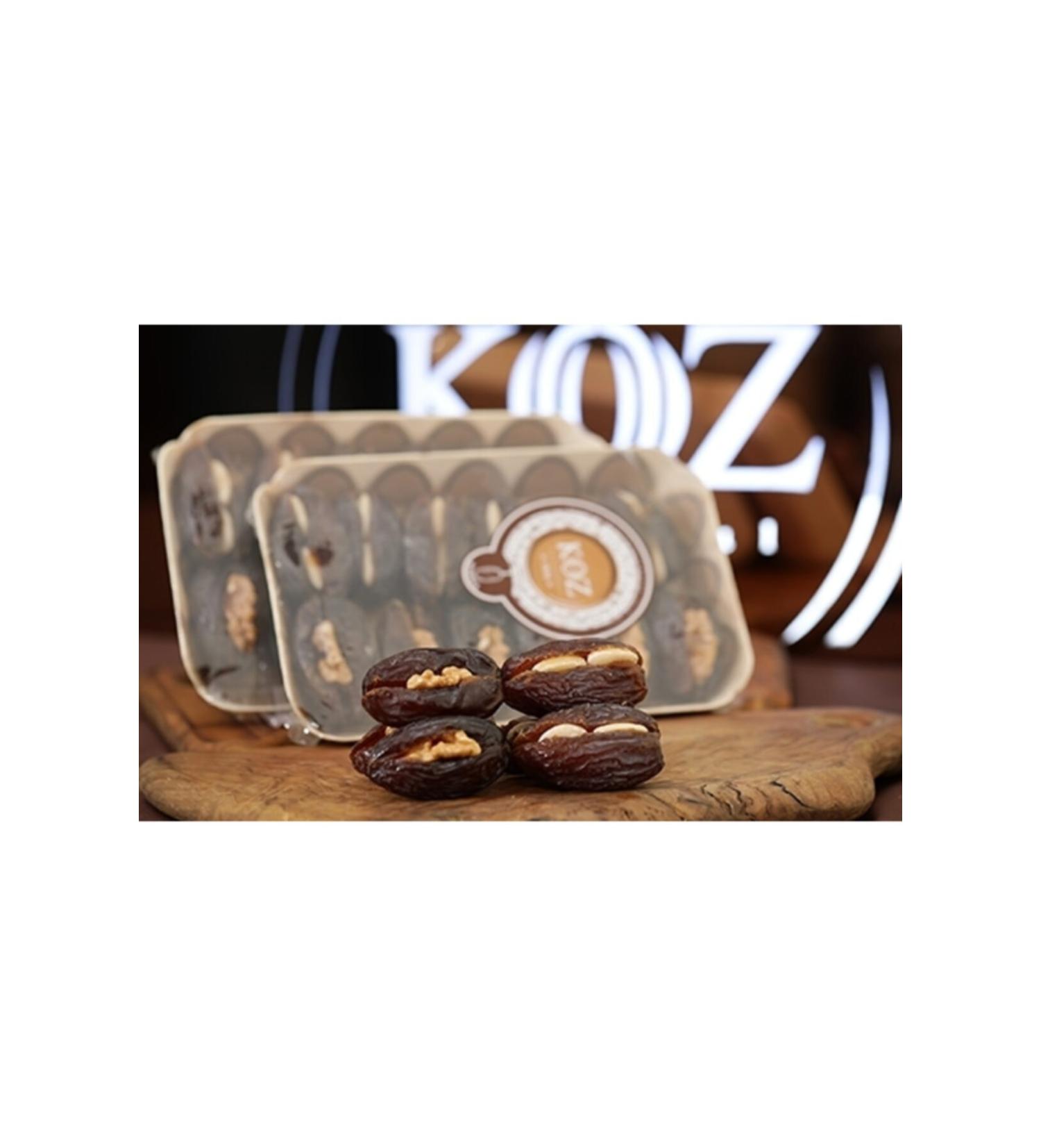 KOZ NUTS Medjoul Dates with Nuts 12 Pieces