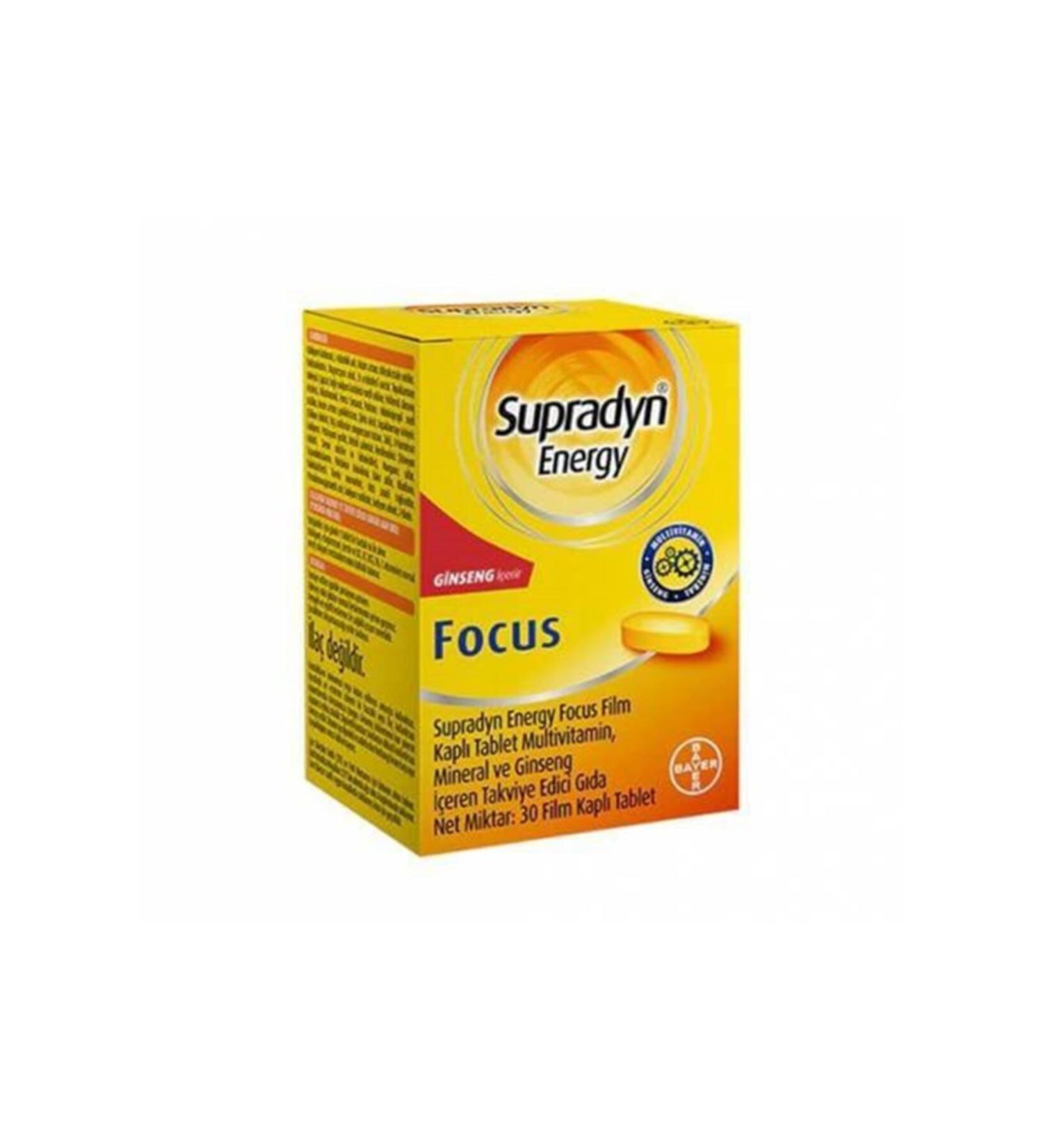 Supradyn Energy Focus 30 Tablets
