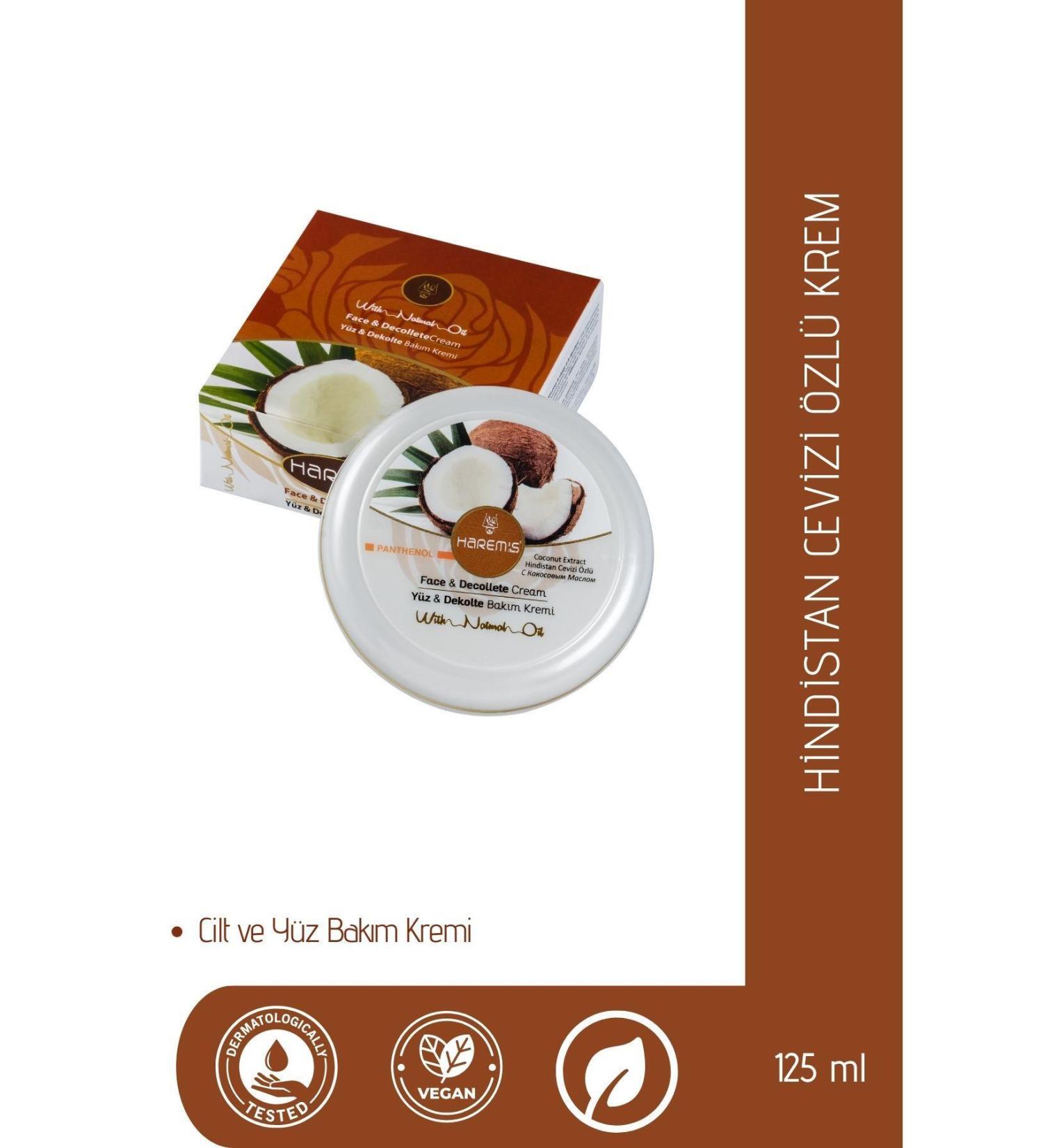HAREM'S Harems Coconut Skin Care Cream 125 ml - Buy Online on GoSupps.com