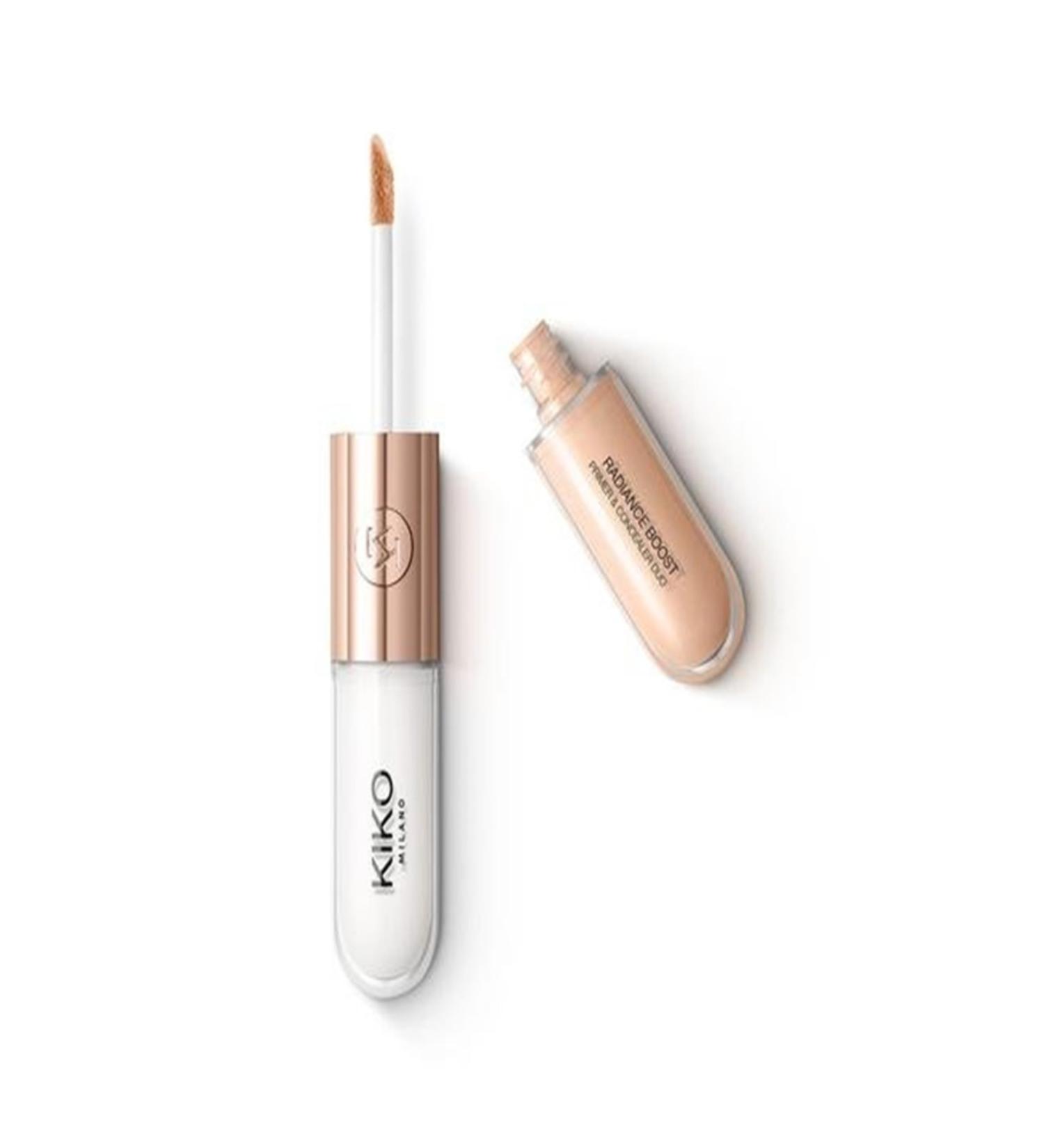 KIKO RADIANCE BOOST PRIMER & CONCEALER DUO - 2 in 1 Nourishing Revitalizing Base & Concealer