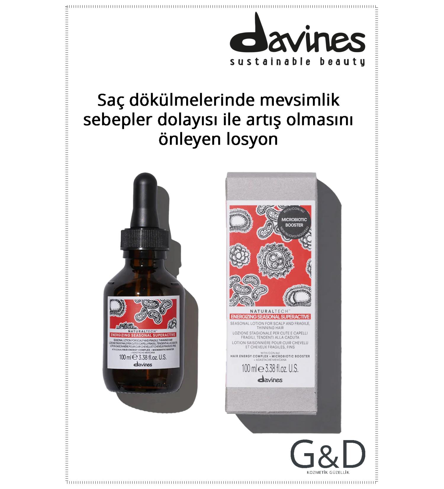 Davines Energizing Seasonal Seasonal Superactive Lotion 100ml