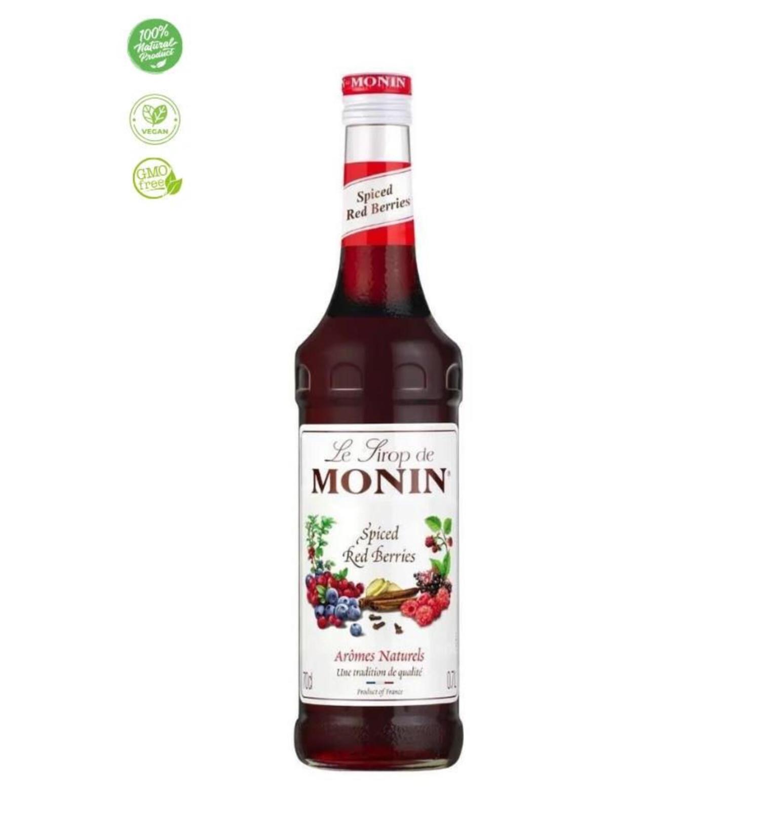 Monin Spiced Red Berries Syrup 700 Ml