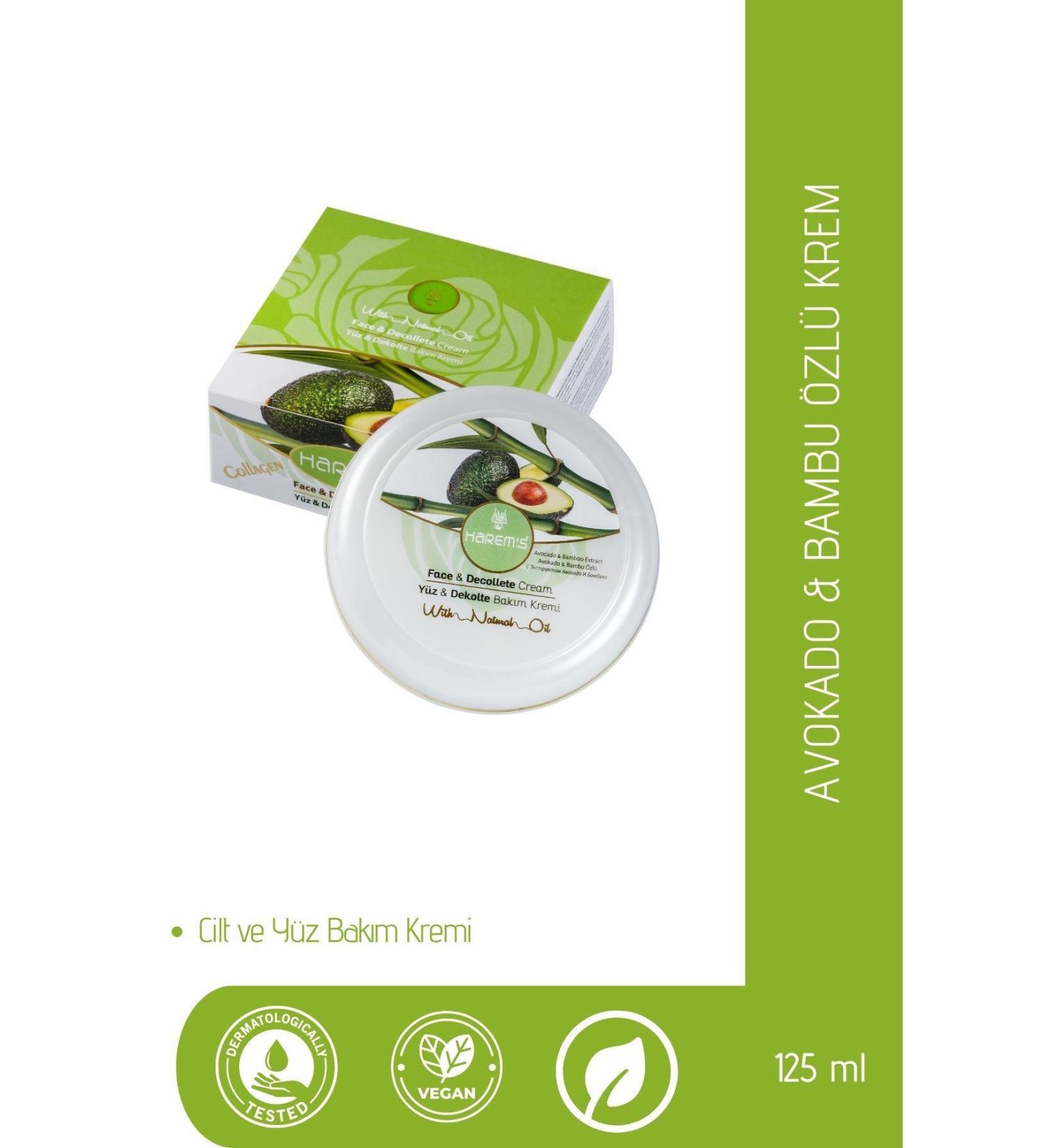 HAREM'S Harems Avocado Skin Care Cream 125 ml - Buy Online on GoSupps.com