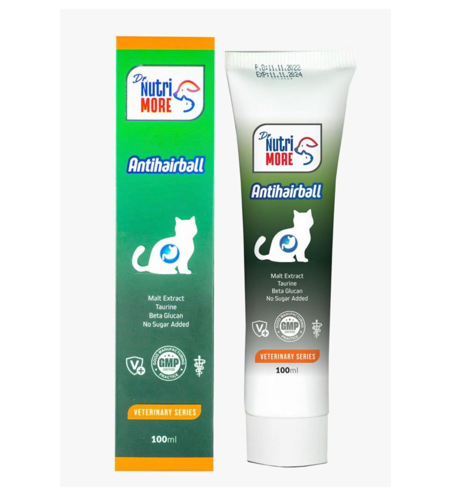 DR NUTRI MORE Antihairball Cat Hairball Prevention Supporting Paste 120 gr