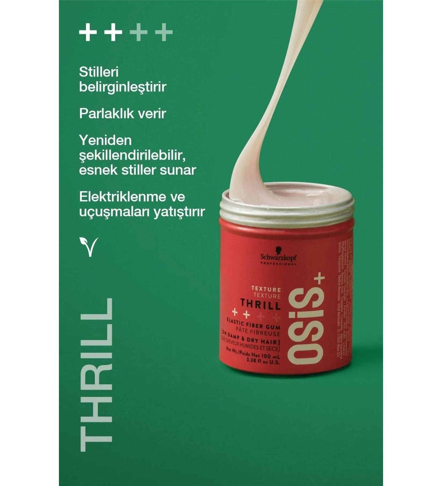 Osis + Texture Thrill Elastic Fiber Hair Styling Gum - Strong Texture Control 100 ml - Buy Online on GoSupps.com