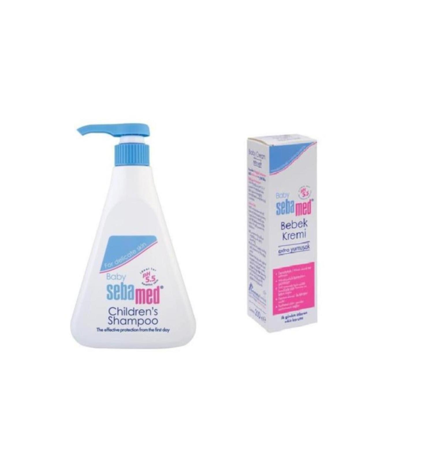 Sebamed Baby Shampoo 500 ml Baby Cream 200 ml Set