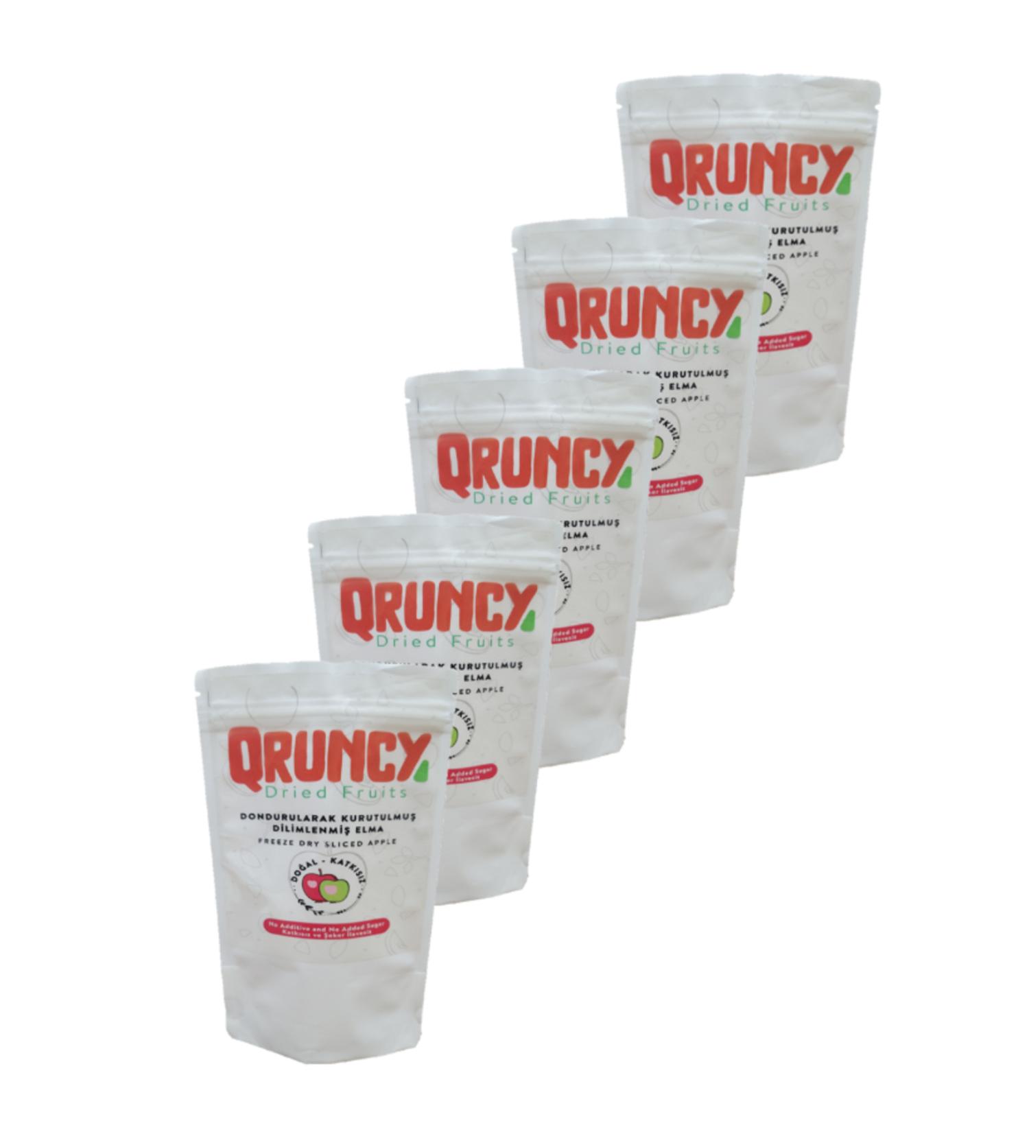 Qruncy Set of 5 - Freeze Dry Apple 20 gr.