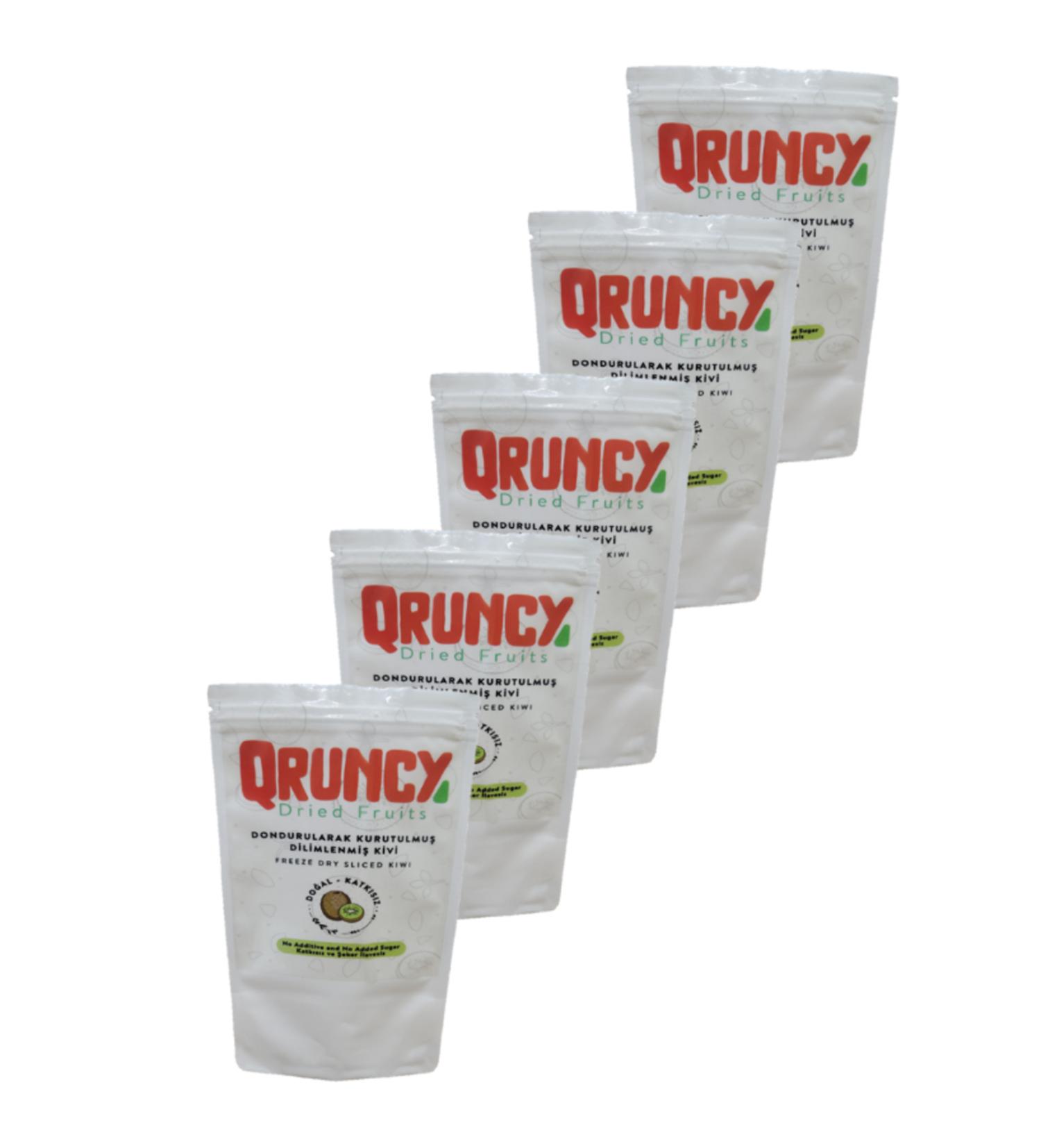 Qruncy Set of 5 - Freeze Dry Kiwi 20 gr.