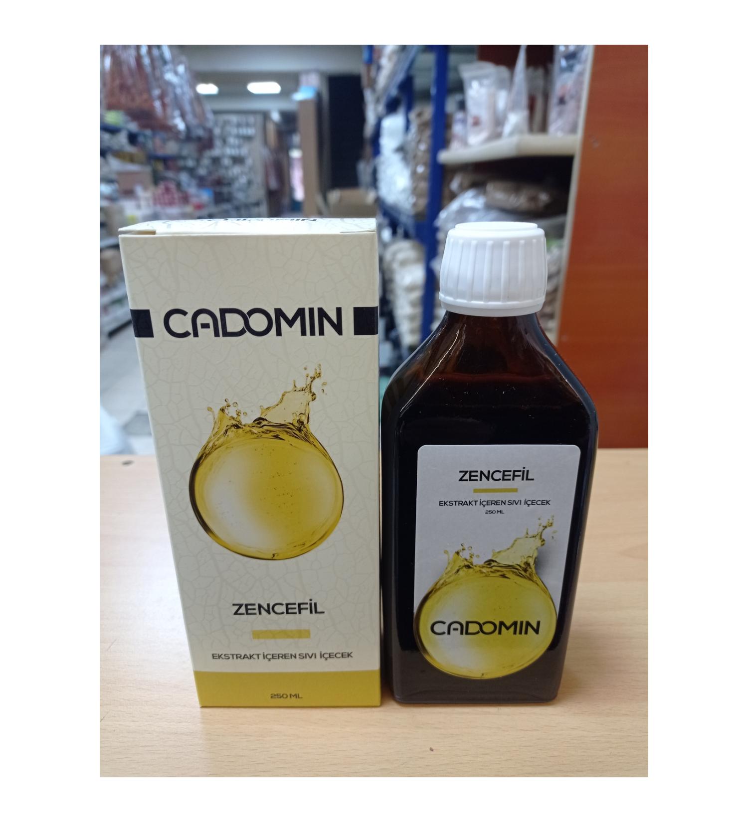 cadomin Liquid Drink Containing Ginger Extract 250 ml