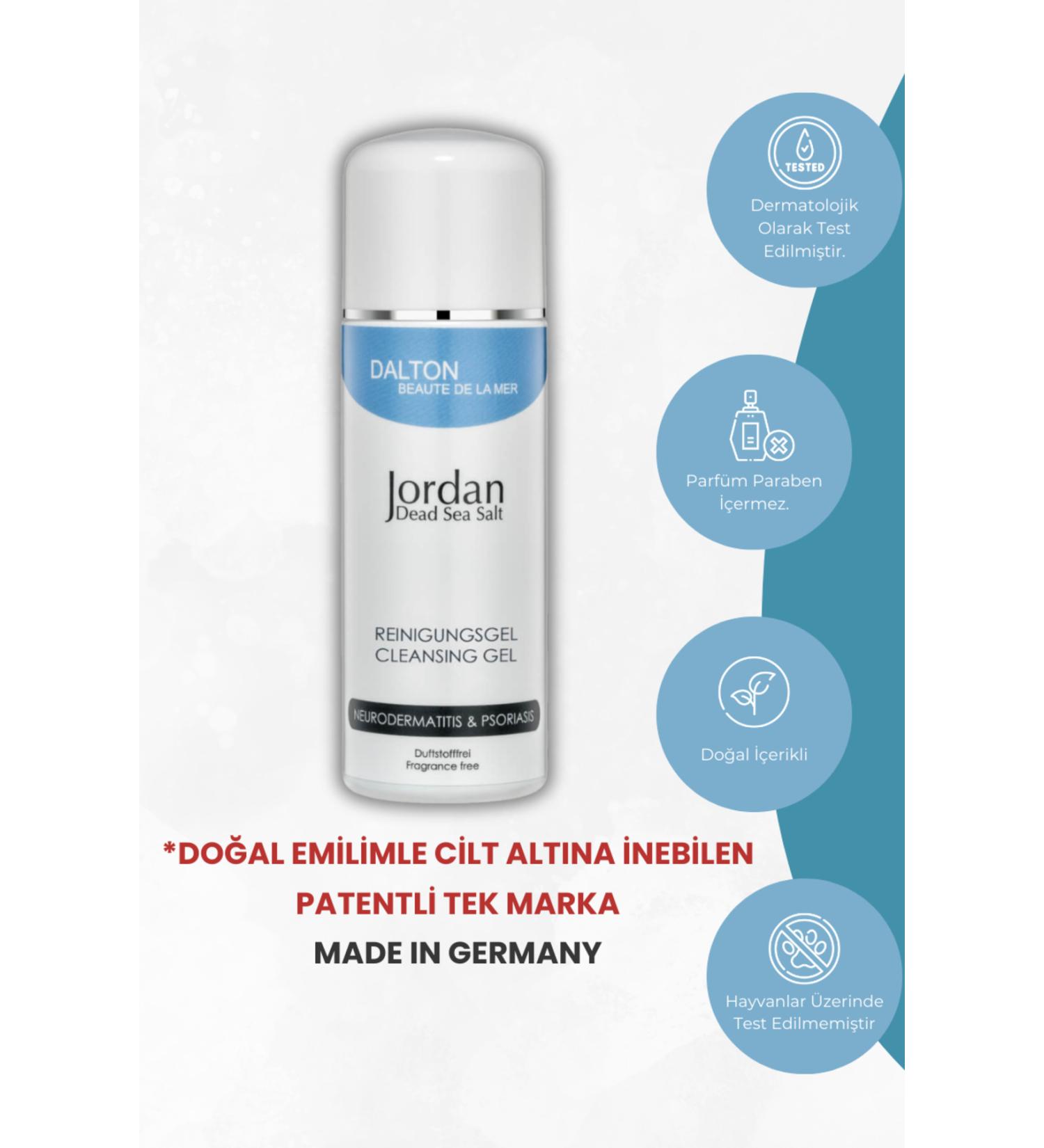DALTON MARINE COSMETICS Soothing Purifying Jordan Dead Sea Salt Cleansing Gel for Stress-Related Psoriasis and Eczema - Buy Online on GoSupps.com