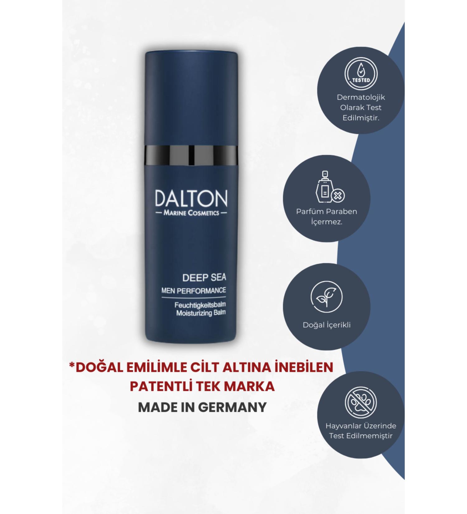 DALTON MARINE COSMETICS Deep Sea Cream That Permanently Moisturizes Dry Male Skin and Strengthens the Skin Barrier - Buy Online on GoSupps.com