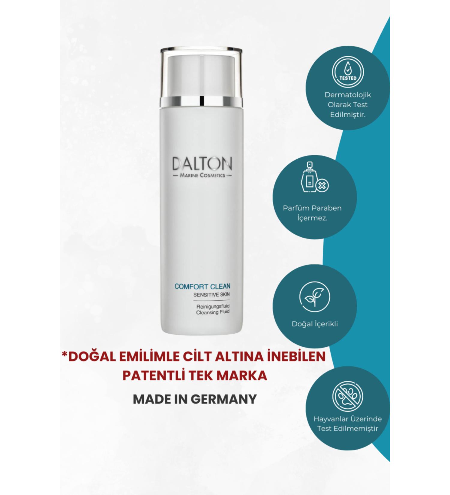 DALTON MARINE COSMETICS Anti-Aging Comfort Clean Cleansing Liquid with Sea Minerals for Sensitive Skin - Buy Online on GoSupps.com