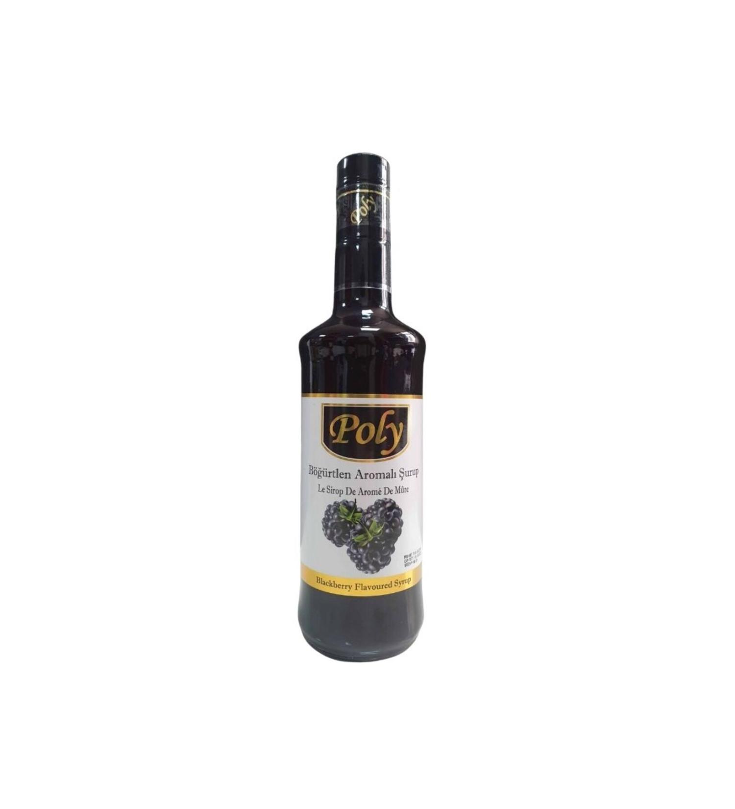 Poly Blackberry Flavored Cocktail Syrup 750 ml