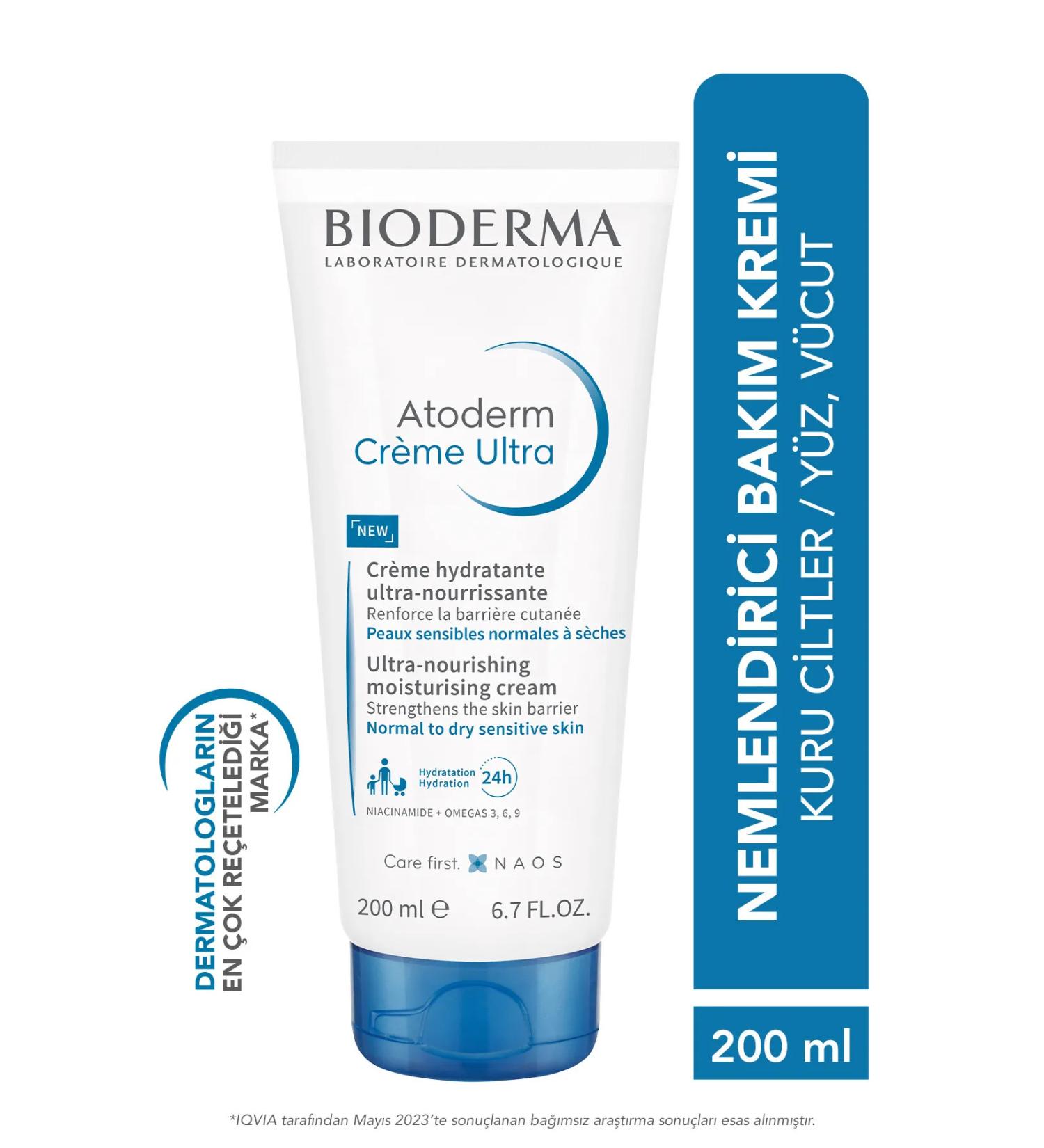 Bioderma Atoderm Cream Ultra is an ultra-moisturizing nourishing and protective care cream for dry skin. - Buy Online on GoSupps.com