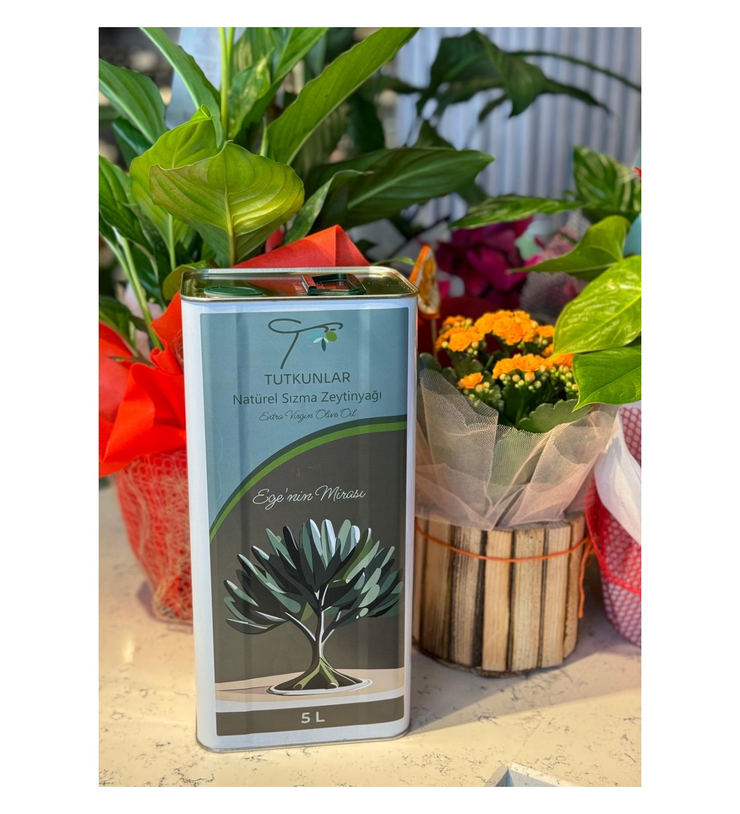 Tutkunlar Olive Oil 5L EDREM T NATURAL EXTRA VIRGIN OLIVE OIL - Buy Online on GoSupps.com