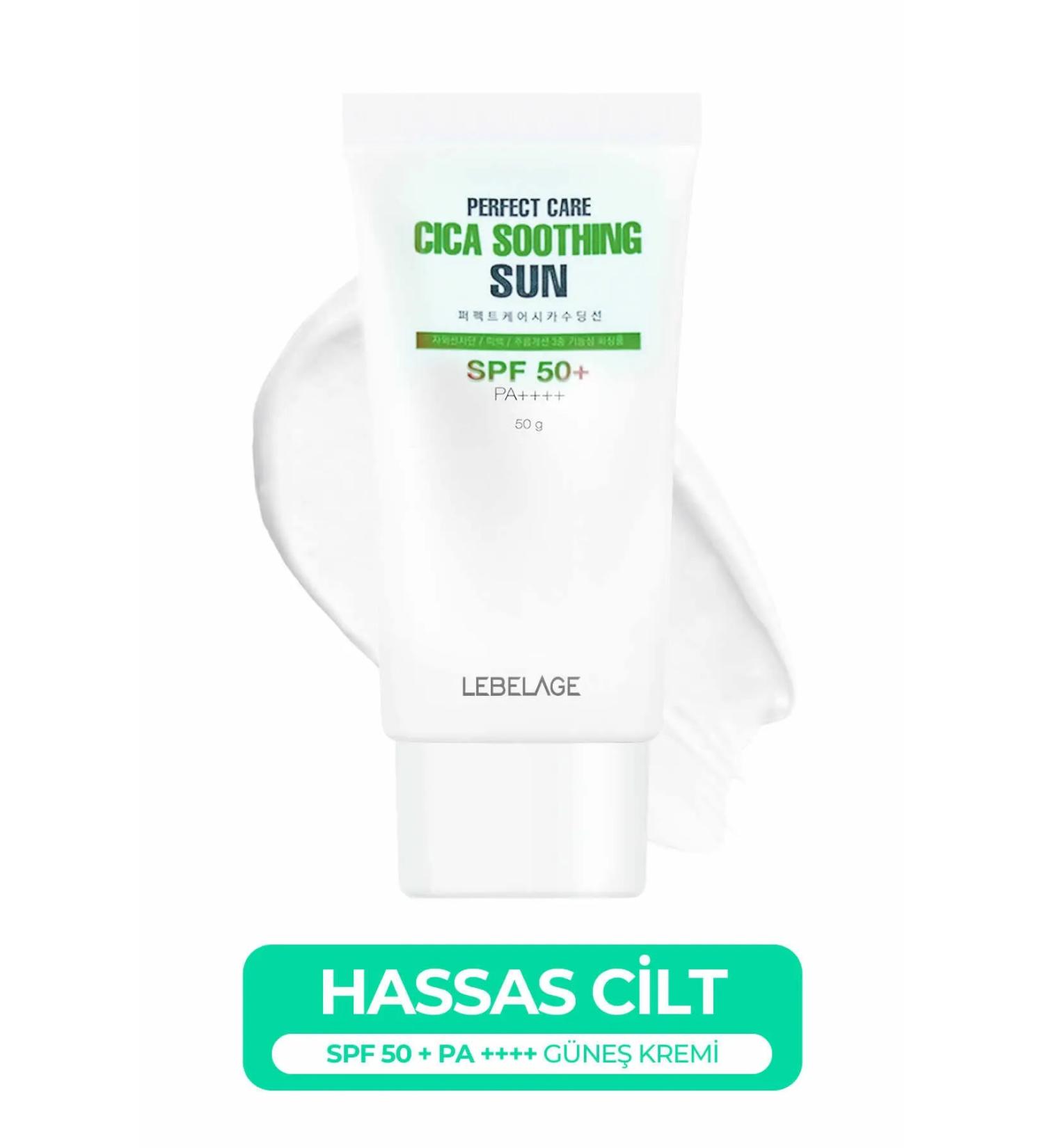 LEBELAGE Skin Sunscreen Cica Soothing Sun Spf 50+ Pa++++ 50gr - Buy Online on GoSupps.com