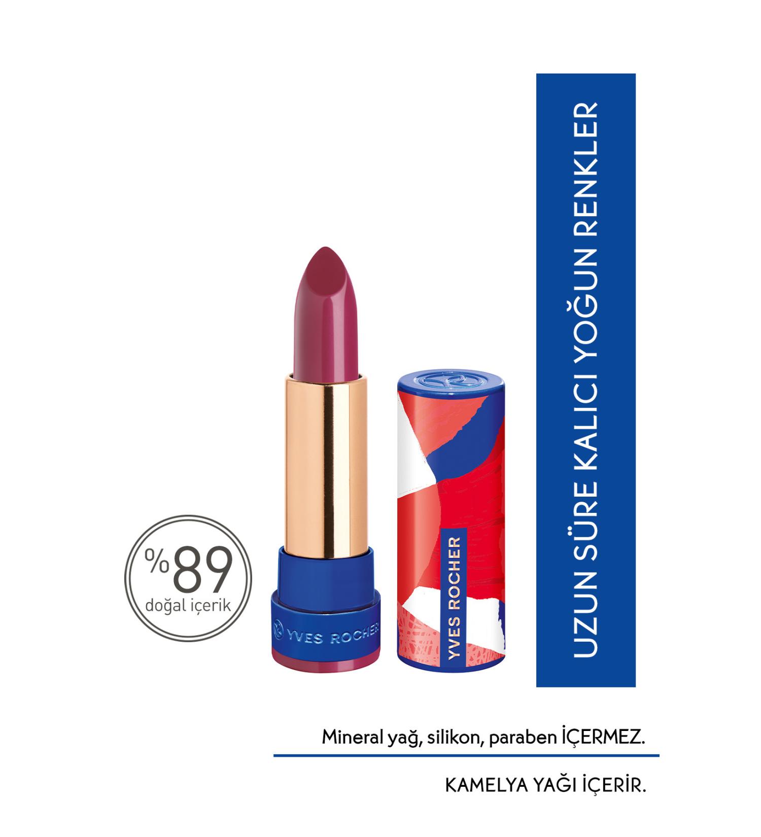 Yves Rocher LONG LAST NG MO STUR Z NG INTENSE COLOR SAT N L PST CK-10. DARK RED-3.8G