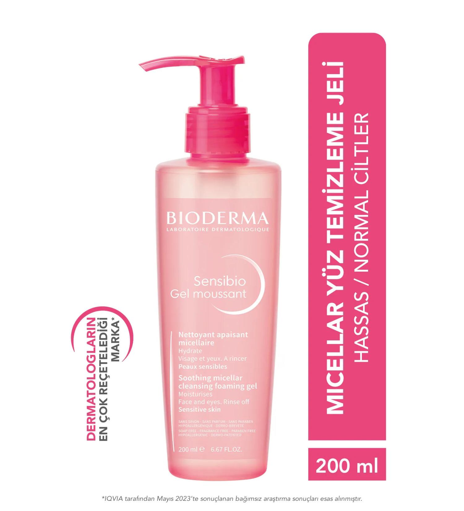 Bioderma Sensibio Foaming Gel is a special micellar cleansing gel for sensitive and dehydrated skin. - Buy Online on GoSupps.com