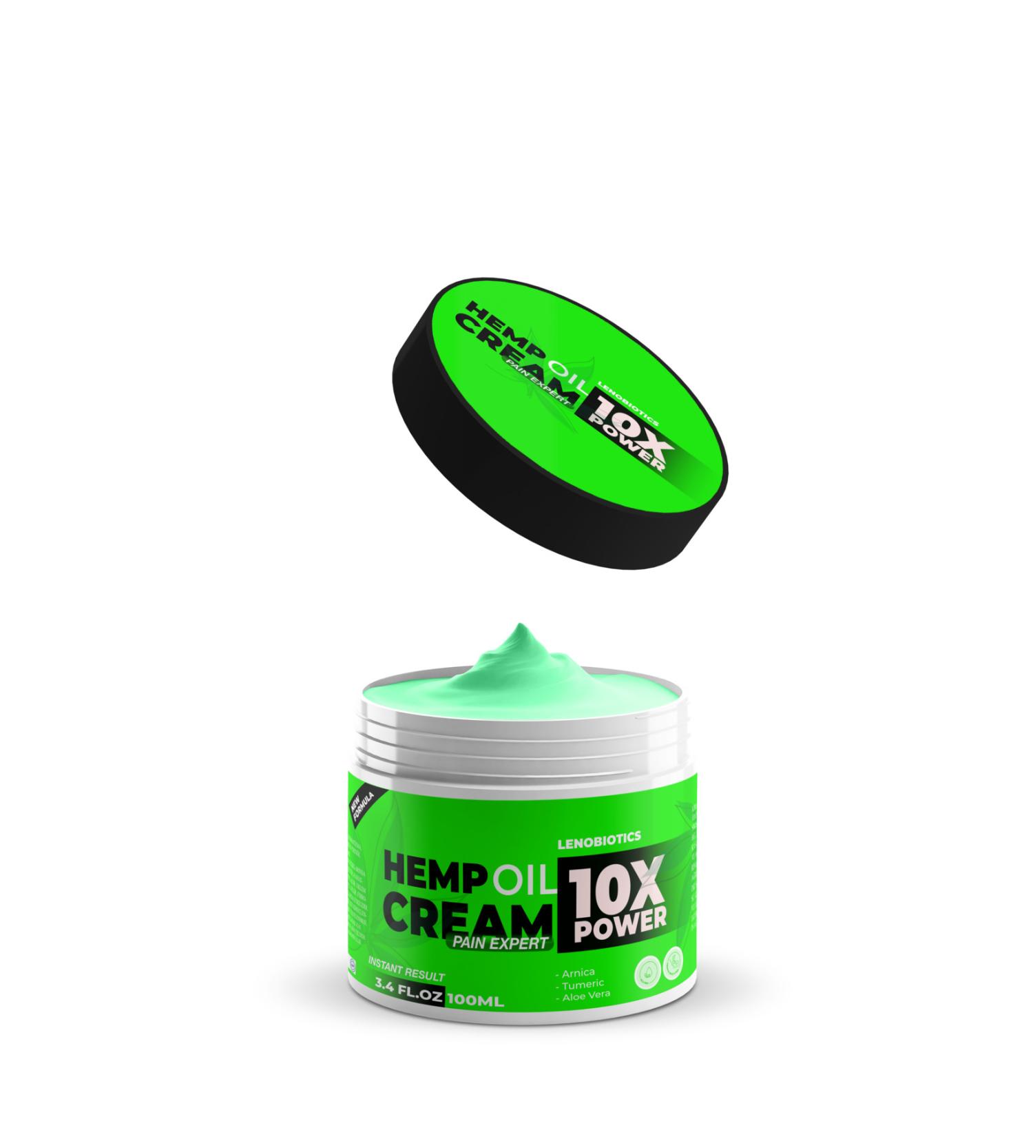 LENOBIOTICS Essence Joint and Effective Formula Hemp Oil Cream 100ml