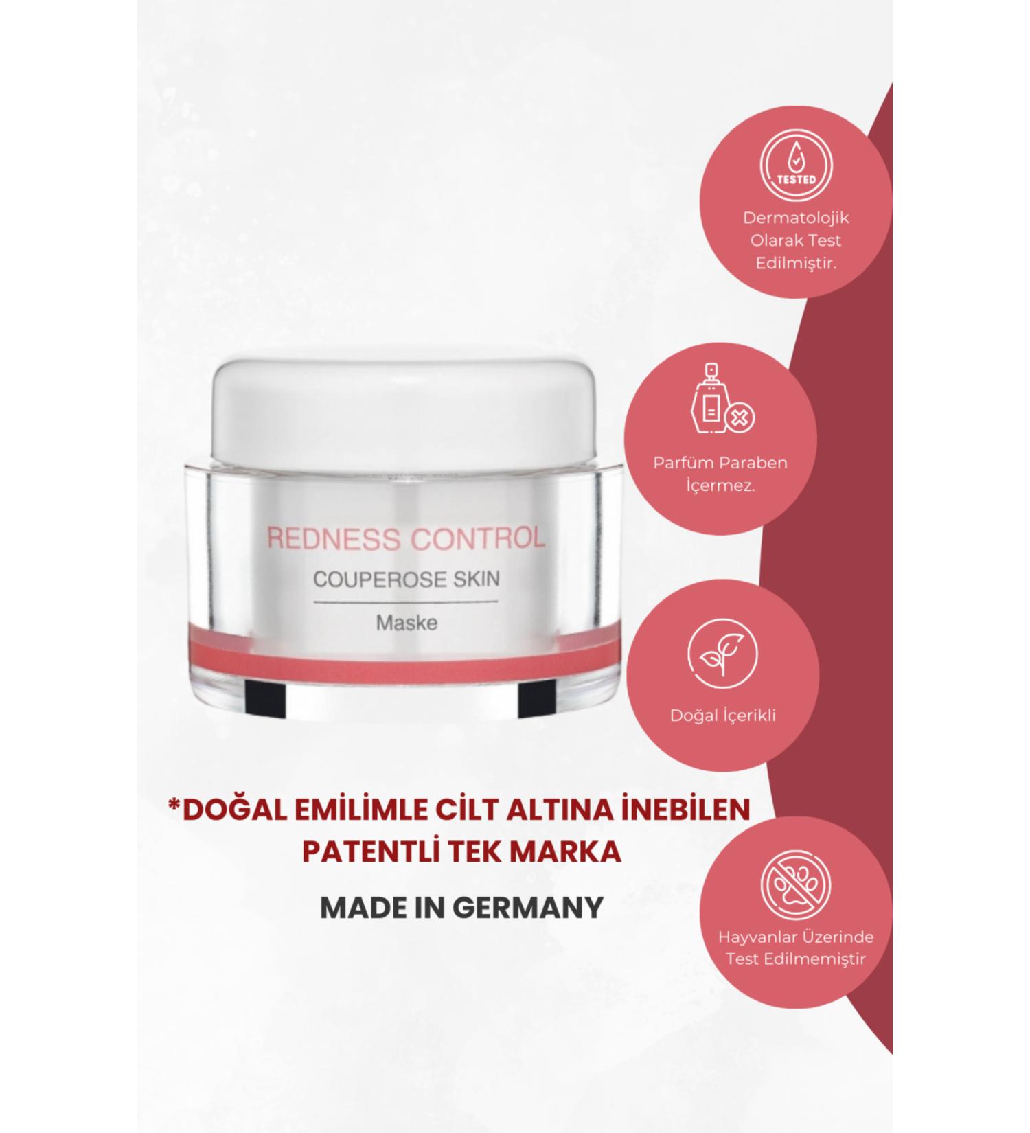 DALTON MARINE COSMETICS Redness Control Anti-Couperosis Mask with Panthenol for Red/Rosa Skin - Buy Online on GoSupps.com
