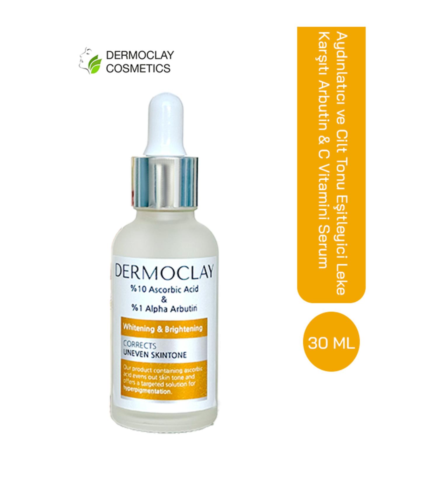 Dermoclay Anti-Spot Arbutin Skin Care Serum 30 Ml (Alpha Arbutin 1% + Ascorbic Acid)