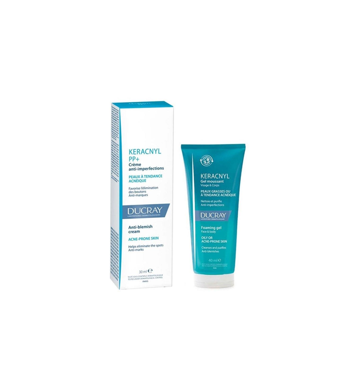 Ducray Keracnyl Pp Cream 30 ml + Keracnyl Gel 40 ml