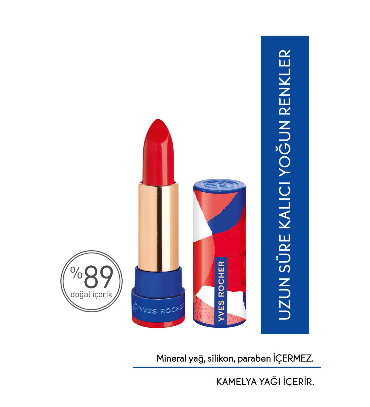Yves Rocher ULTRA MOISTURIZING INTENSE COLOR SATIN LIPSTICK-14. CORAL-3.8G- KEYON1108