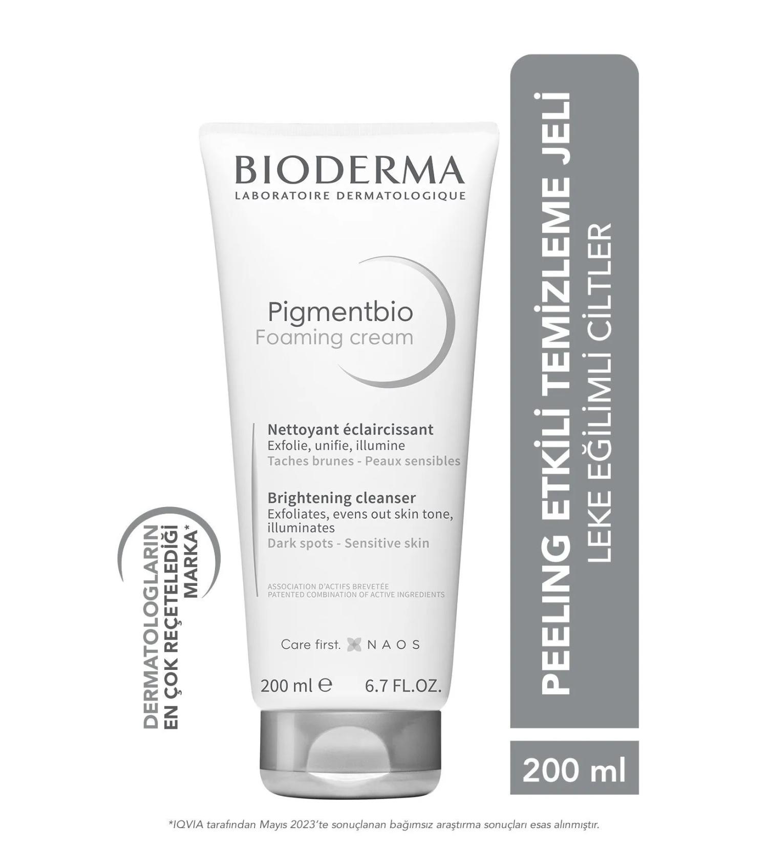 Bioderma Pigmentbio Foaming Cream is a cleansing gel that helps to even out and brighten skin tone. - Buy Online on GoSupps.com