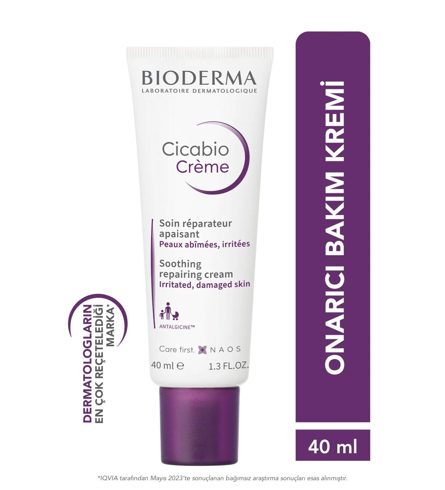 Bioderma Cicabio Cream is a care cream that helps repair dry damage on the skin surface 40 ML