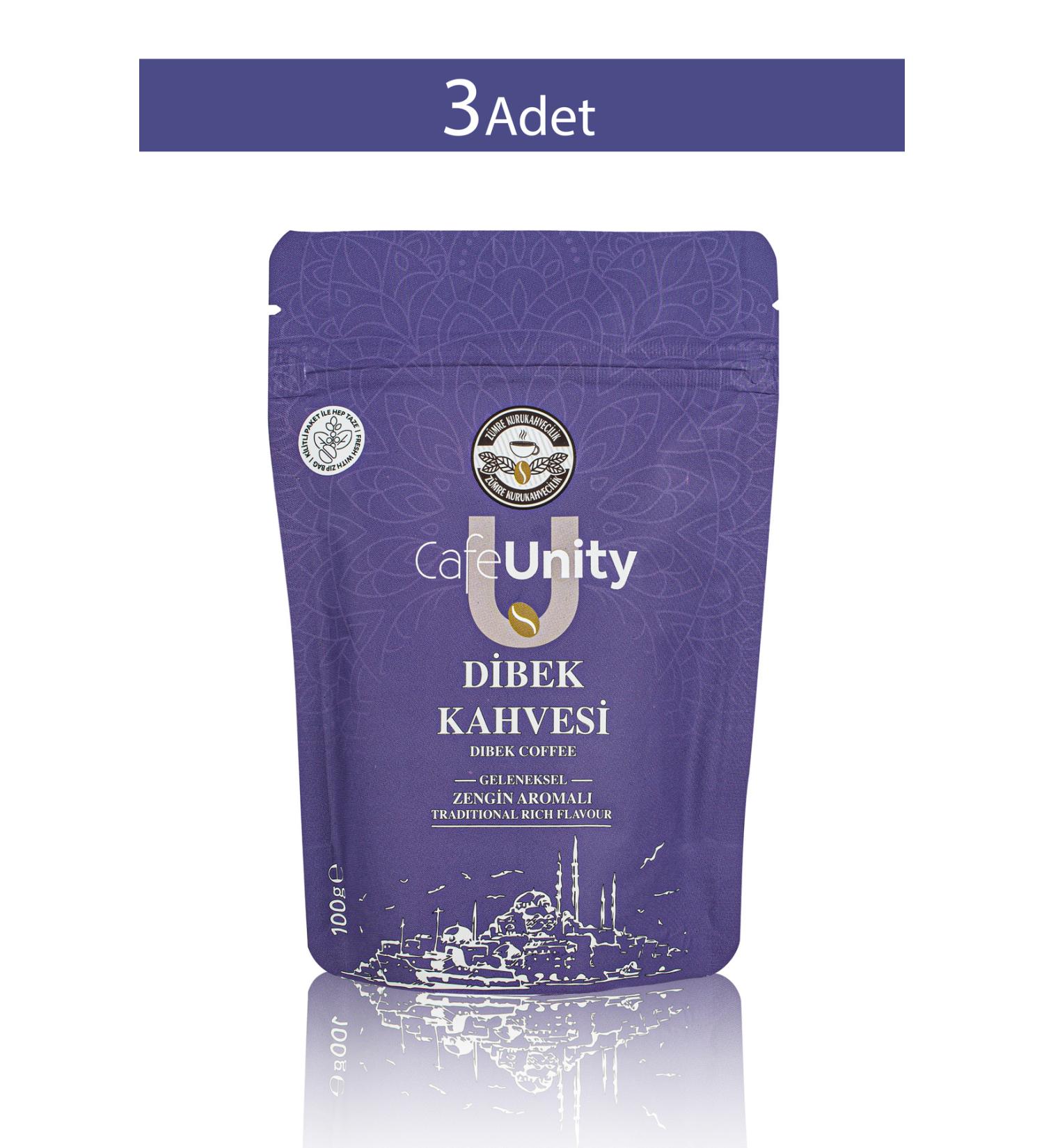 Z mre Kurukahvecilik Dibek Coffee Medium Roasted 3-Piece 100gr