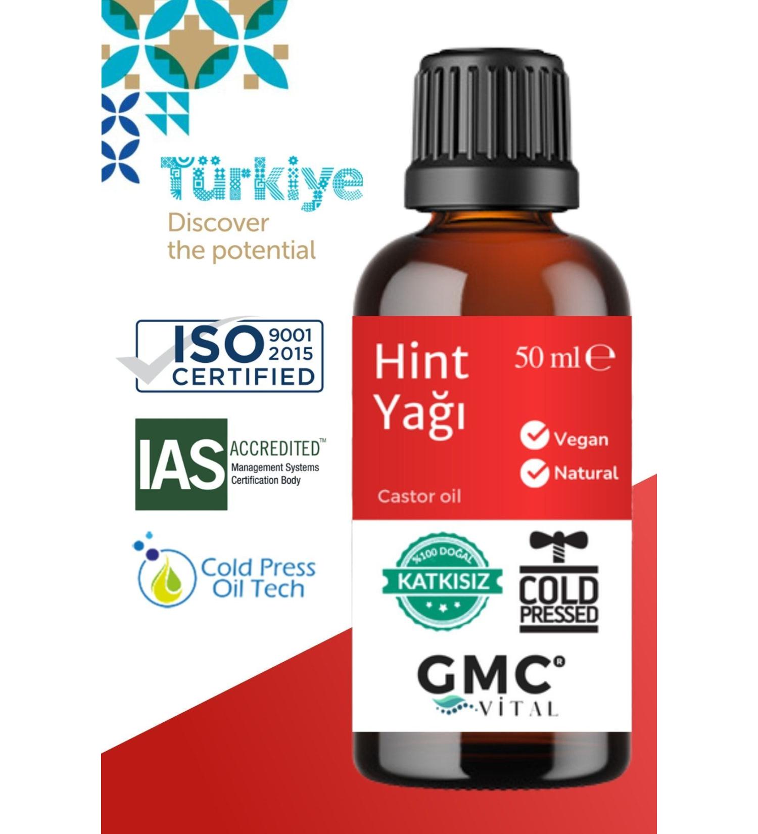 Gmc vital castor oil 50 ml cold press